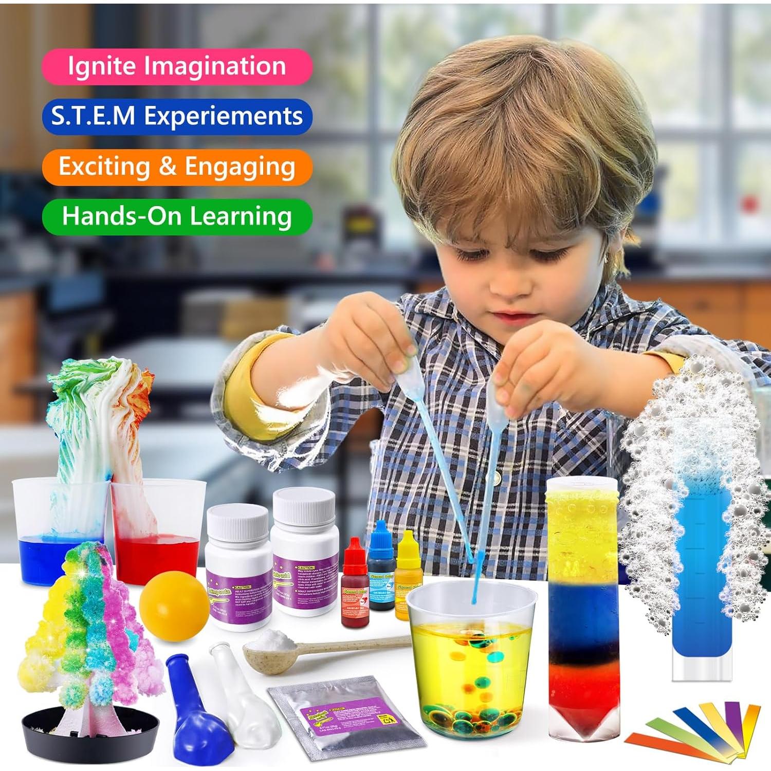 Kit de Experimentos Científicos UNGLINGA 111 para Niños