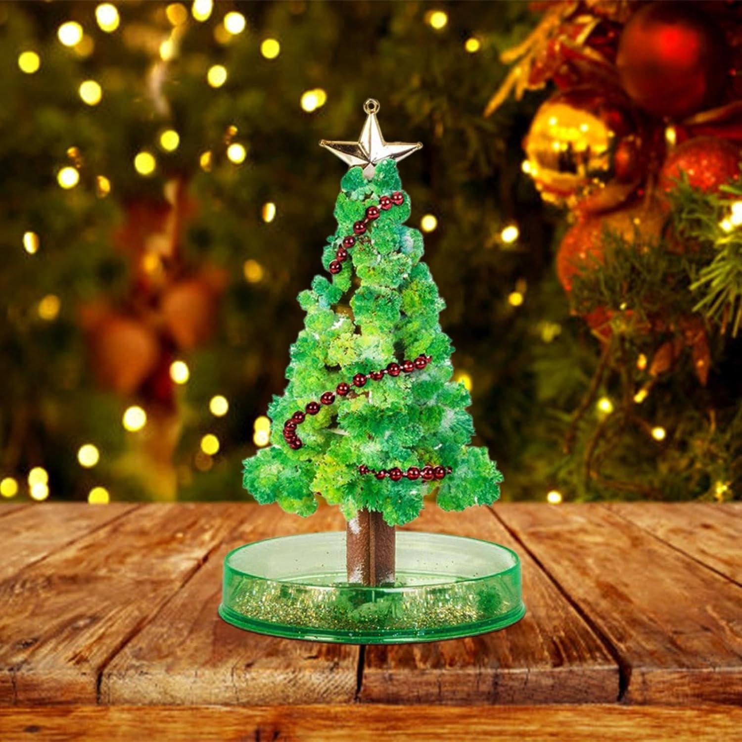 Árbol de Navidad Mágico Verde - Kit de Crecimiento de Cristales