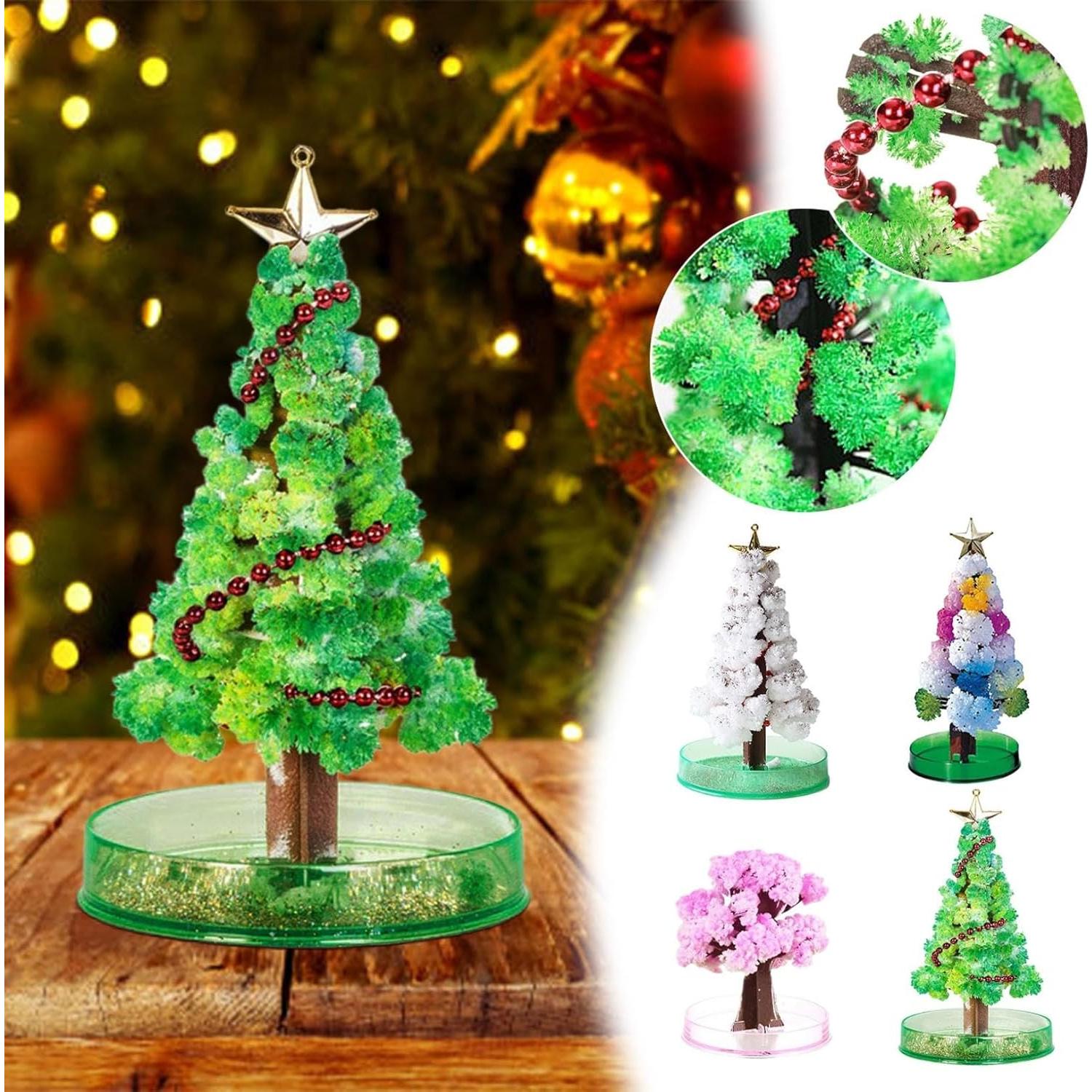 Árbol de Navidad Mágico Verde - Kit de Crecimiento de Cristales