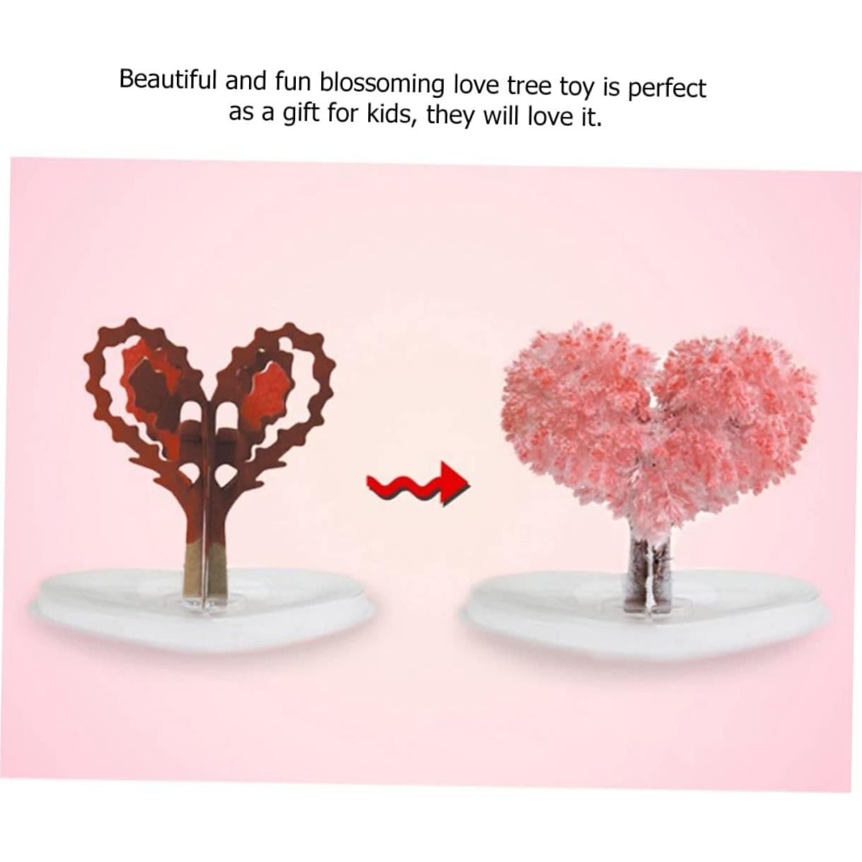 Kit de Crecimiento de Cristales en Forma de Corazón Vaguelly