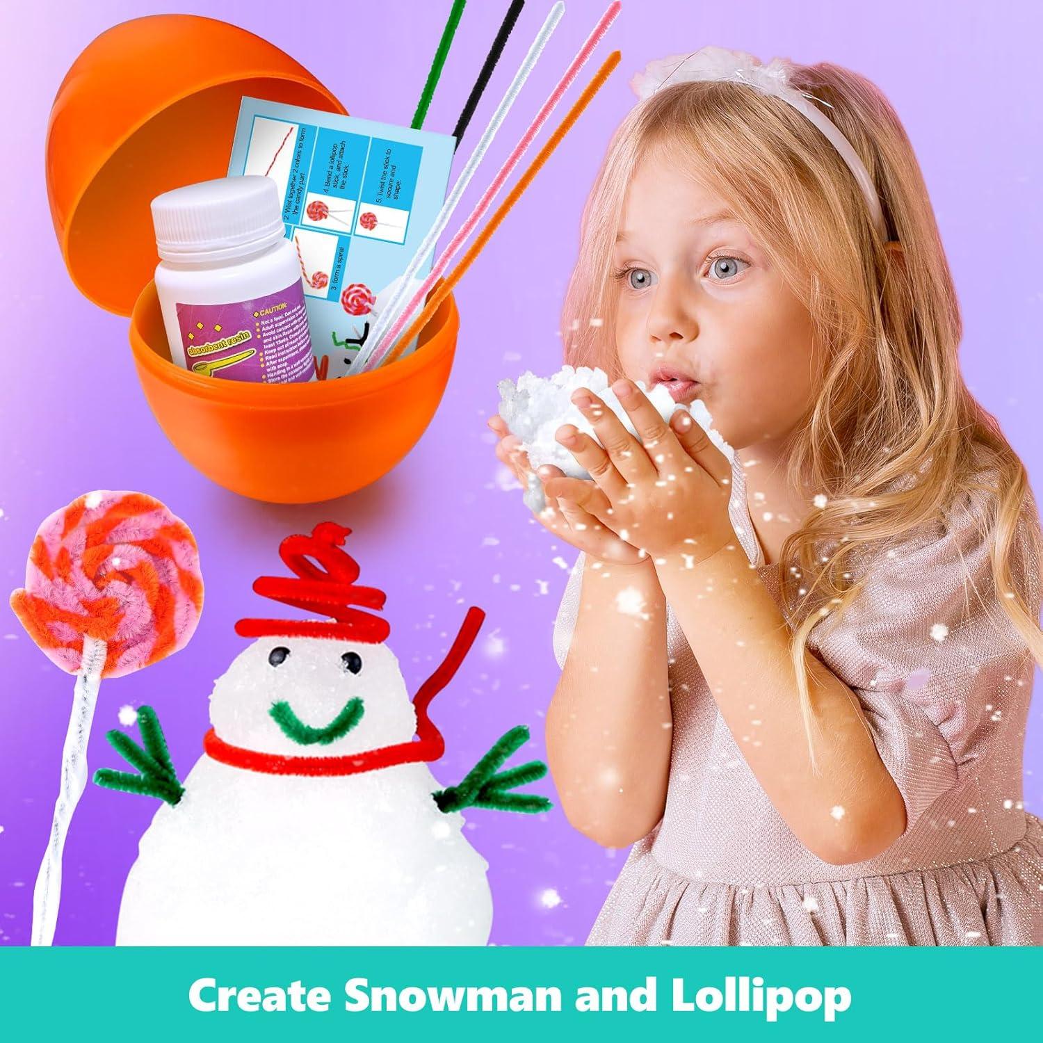 Kit de Experimentos Científicos UNGLINGA 4 Huevos Sorpresa 6 Actividades