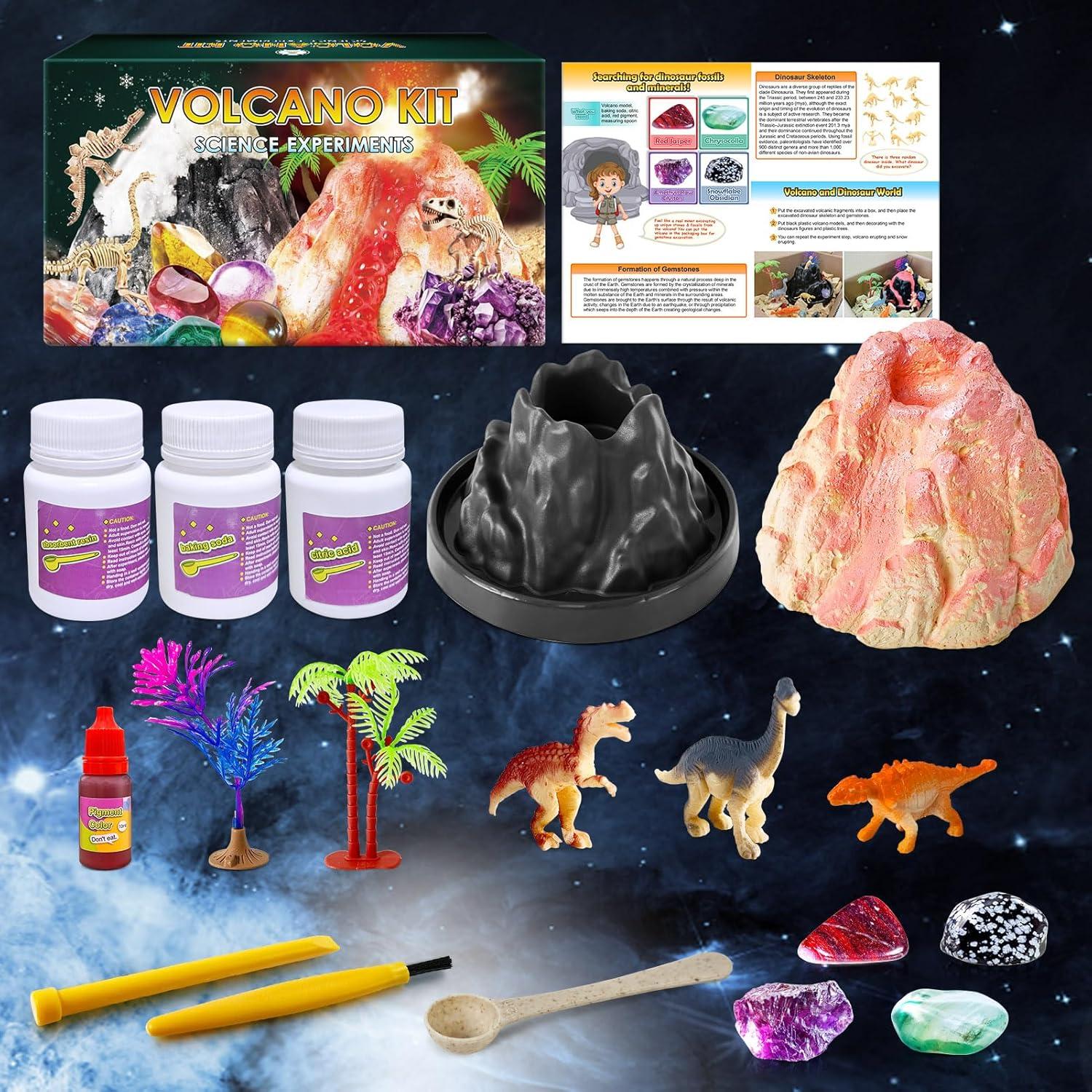 Kit de Ciencia Volcán Eruptivo UNGLINGA para Niños 0.46 kg