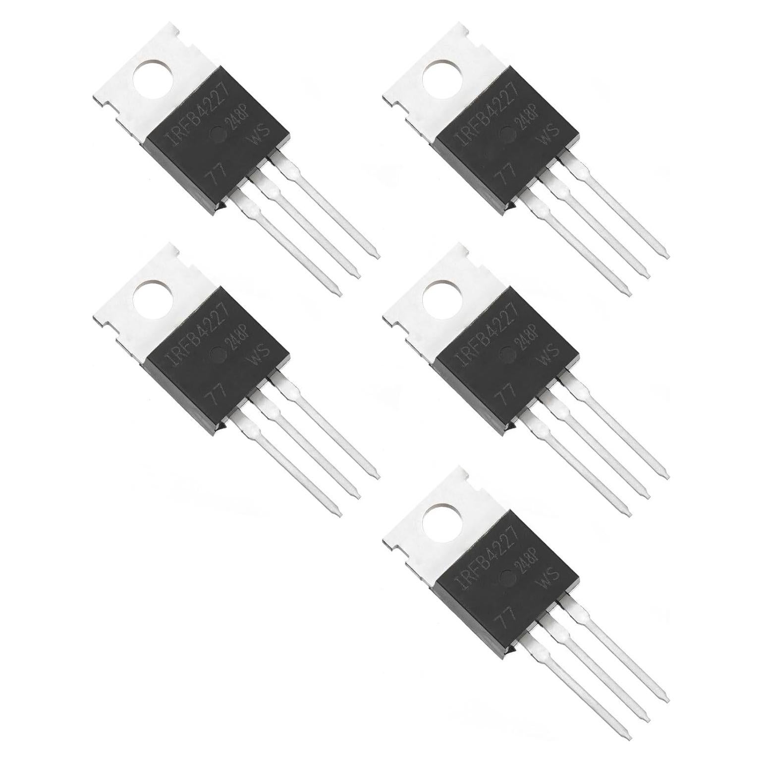 5 Transistores MOSFET IRFB4227 Canal N 65A 200V TO-220AB