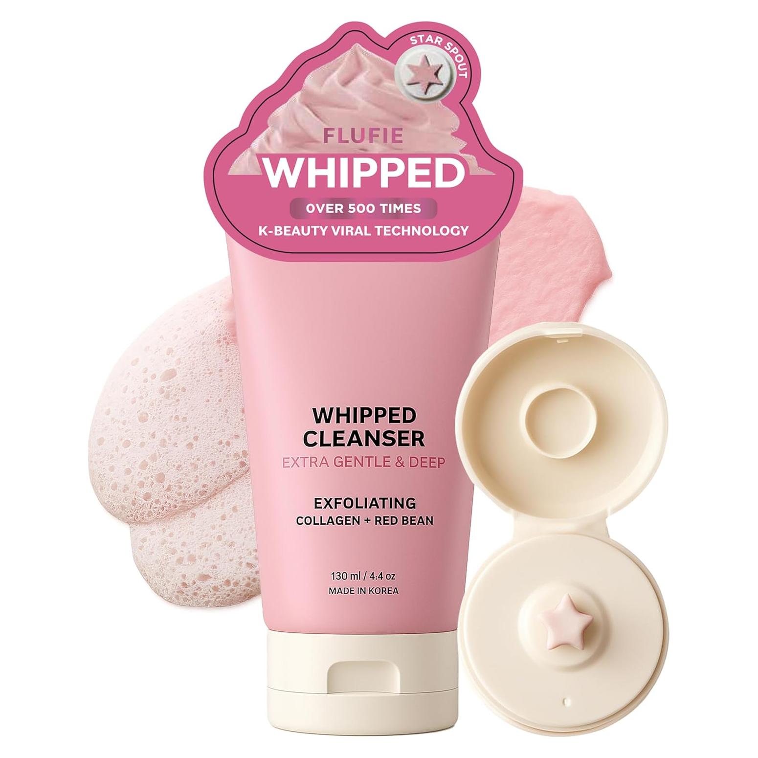 Limpiador Facial Flufie Colágeno y Frijol Rojo 125 g - Hidratante y Aclarador