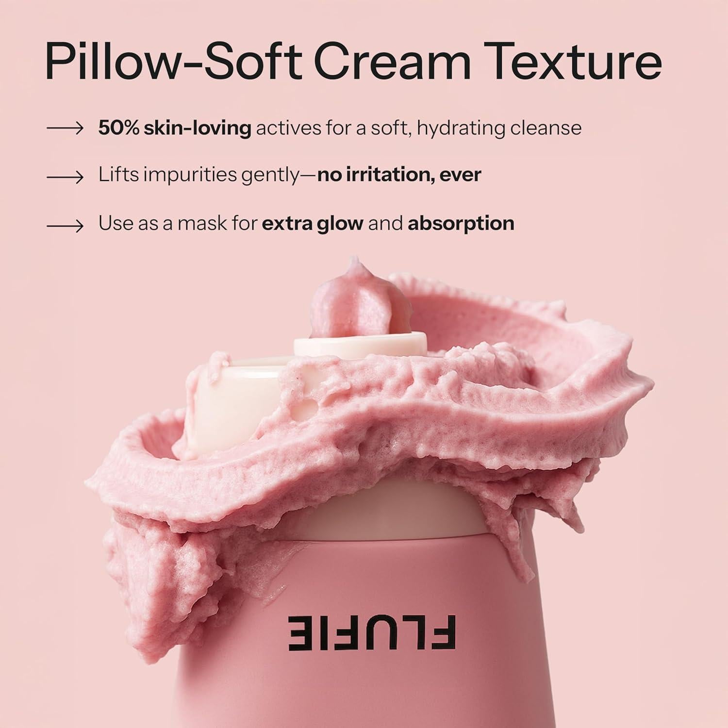 Limpiador Facial Flufie Colágeno y Frijol Rojo 125 g - Hidratante y Aclarador