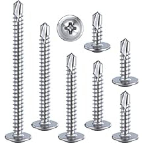 Tornillos autorroscantes Wensilon 300pcs #8x19mm acero inoxidable