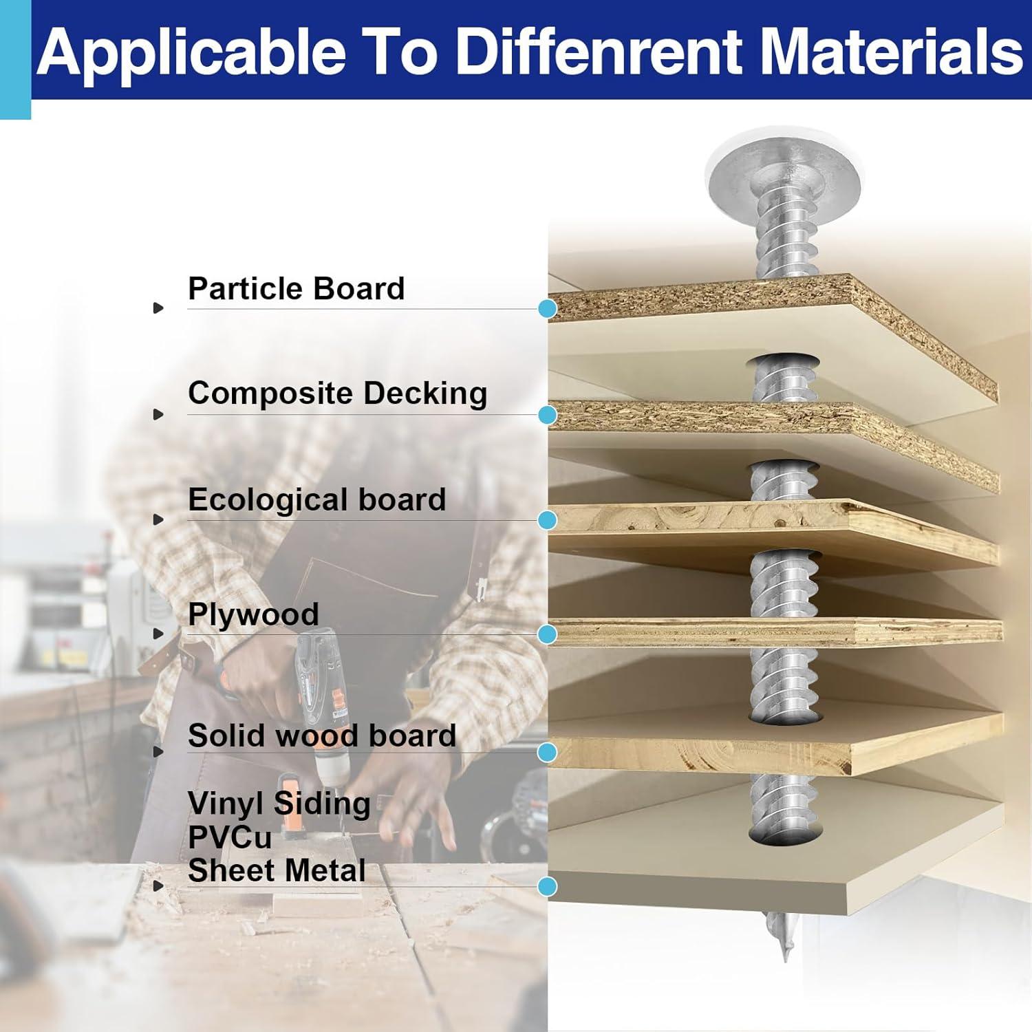 Kit de 170 Tornillos Autoperforantes Truss #8 Usdrwam