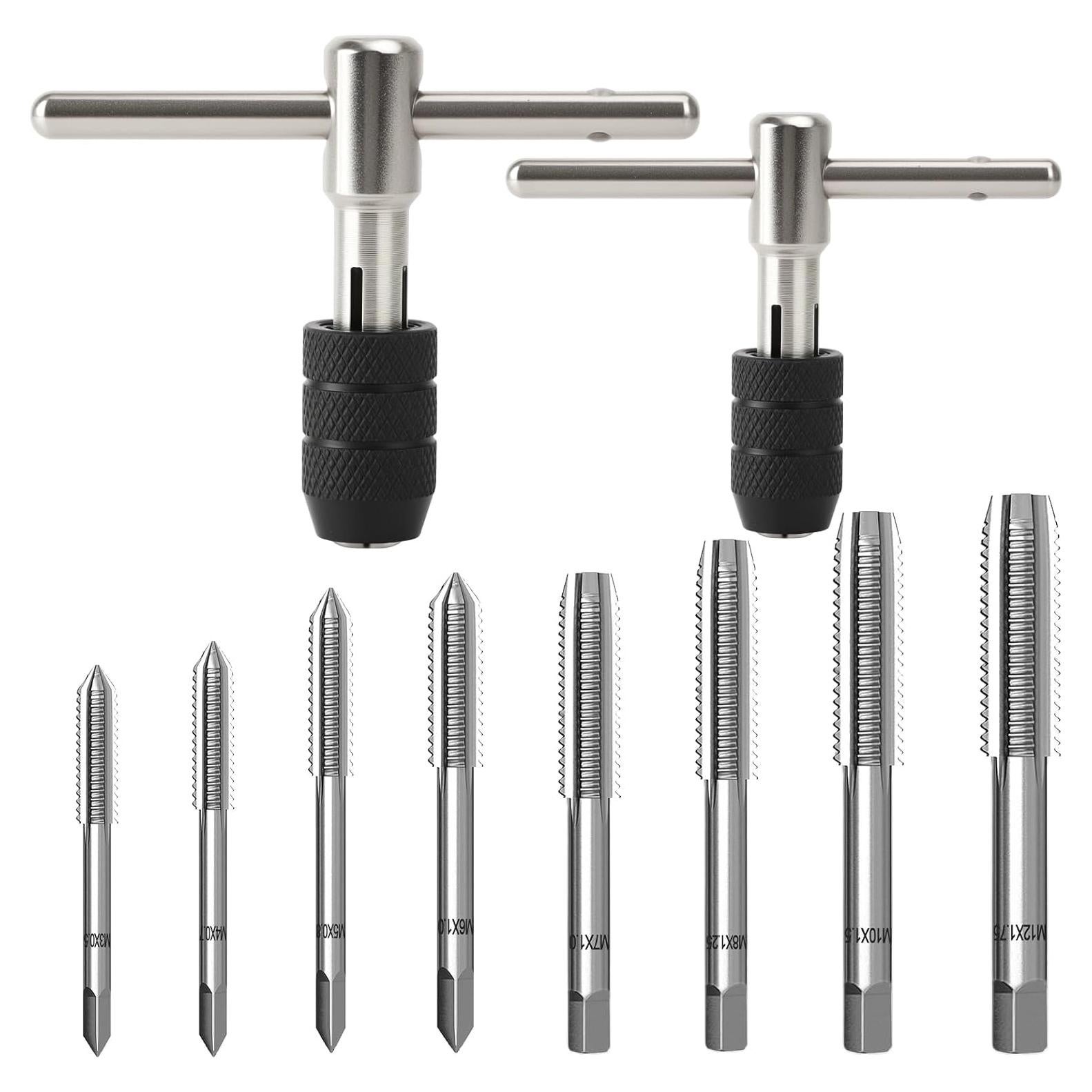 Juego de Machos Métricos 10 Pcs OFNMY M3 a M12 con Llaves