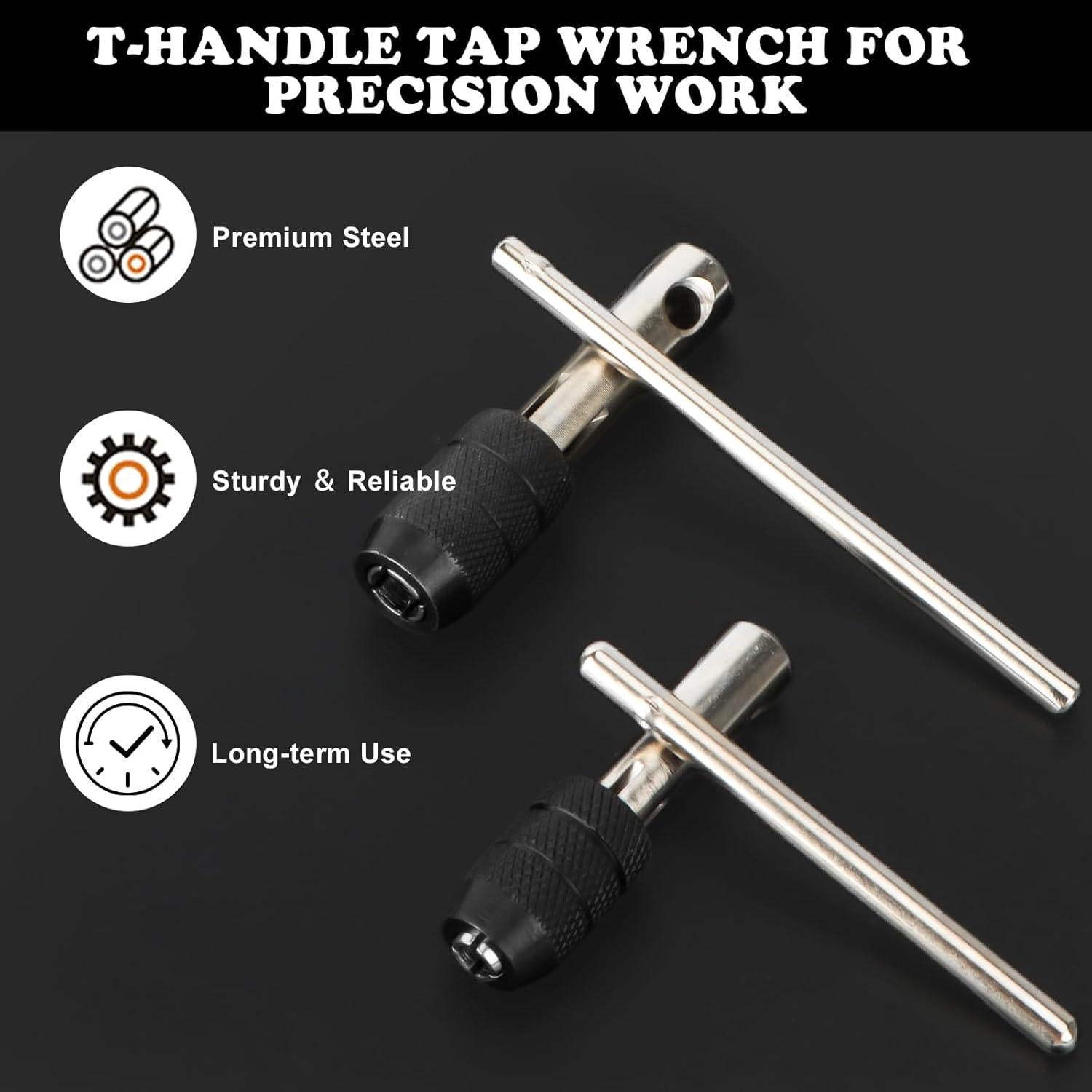 Juego de Machos Métricos 10 Pcs OFNMY M3 a M12 con Llaves