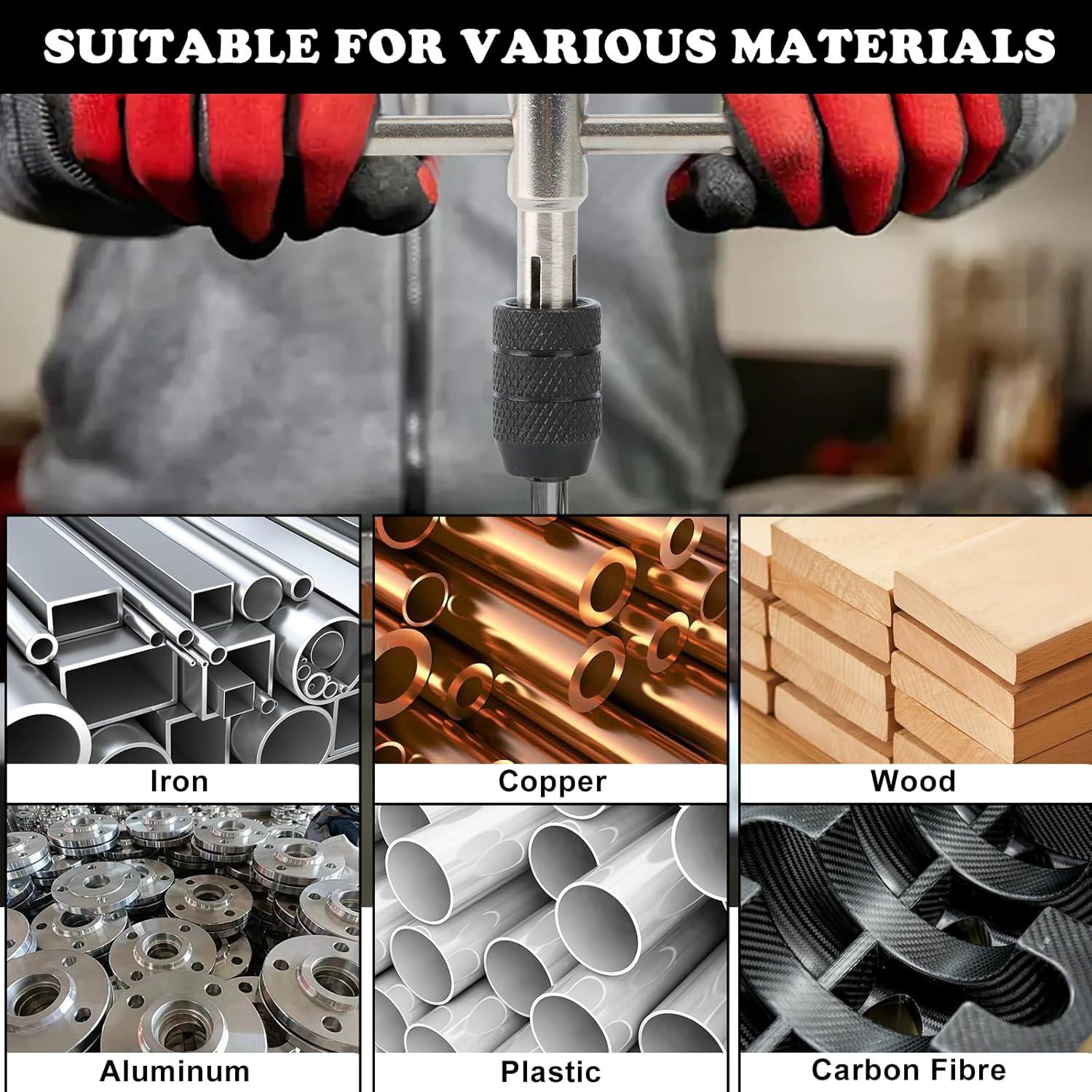 Juego de Machos Métricos 10 Pcs OFNMY M3 a M12 con Llaves