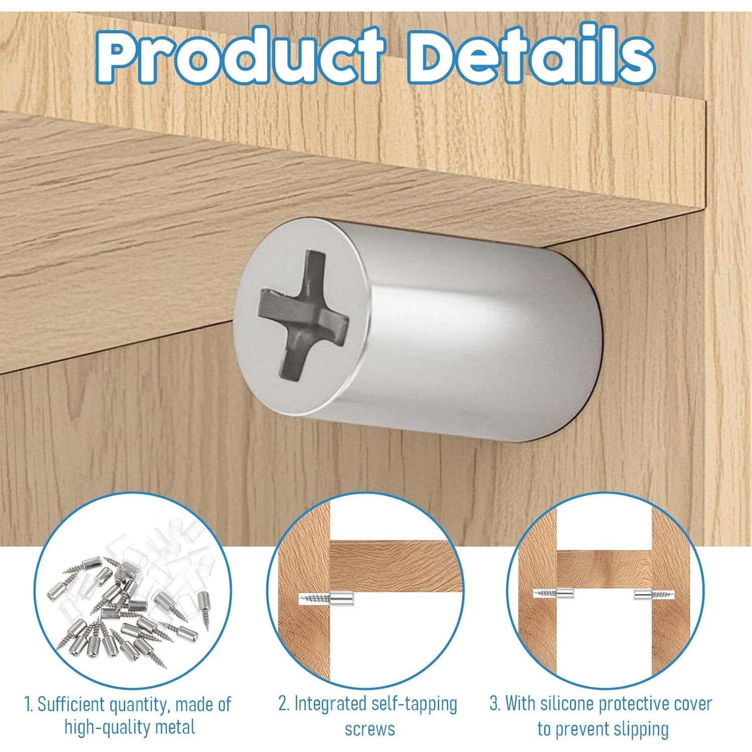 20 Tornillos Autoperforantes Giantree con Mangas Antideslizantes