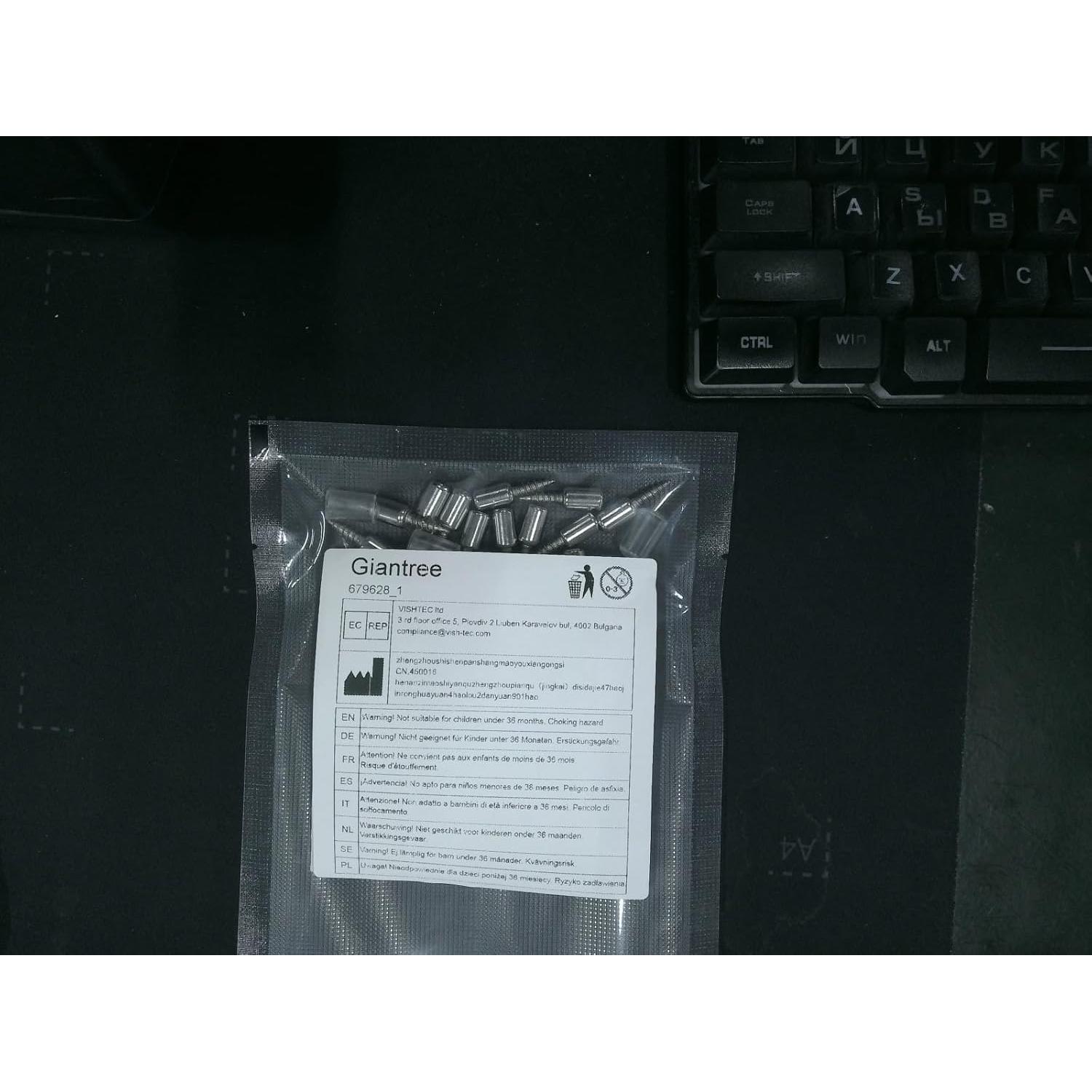 20 Tornillos Autoperforantes Giantree con Mangas Antideslizantes