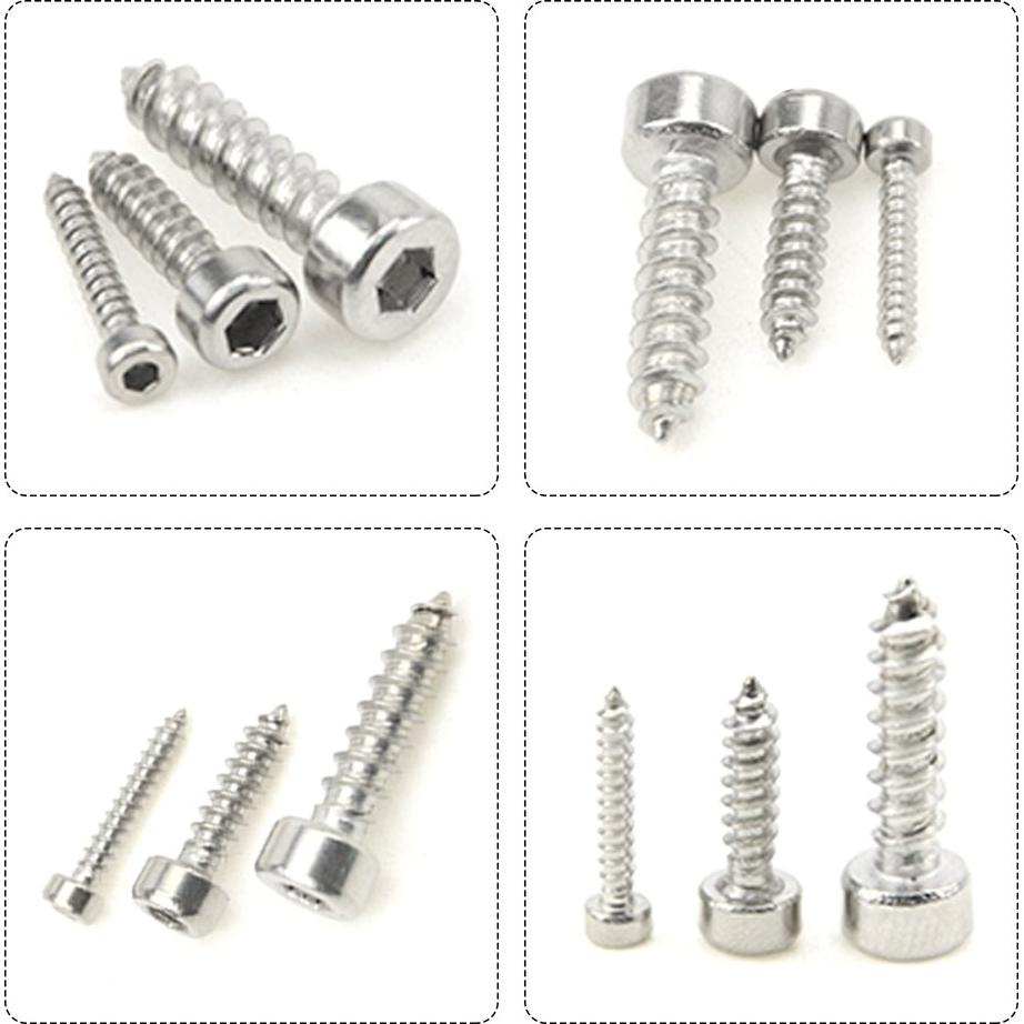 Kit de Tornillos M2 M3 M4 Hexagonales con Arandelas - 480 Pcs