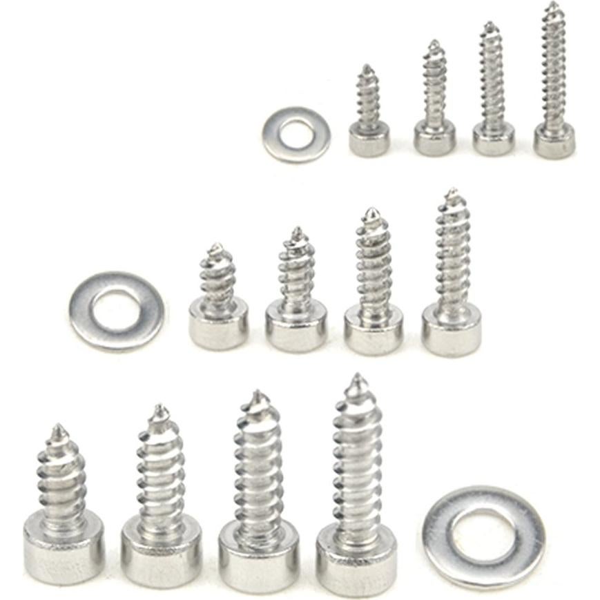 Kit de Tornillos M2 M3 M4 Hexagonales con Arandelas - 480 Pcs