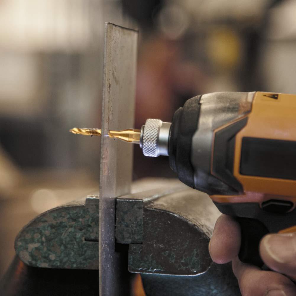 Juego de Brocas y Machos Yakamoz 6Pcs HSS Titanio M3-M10