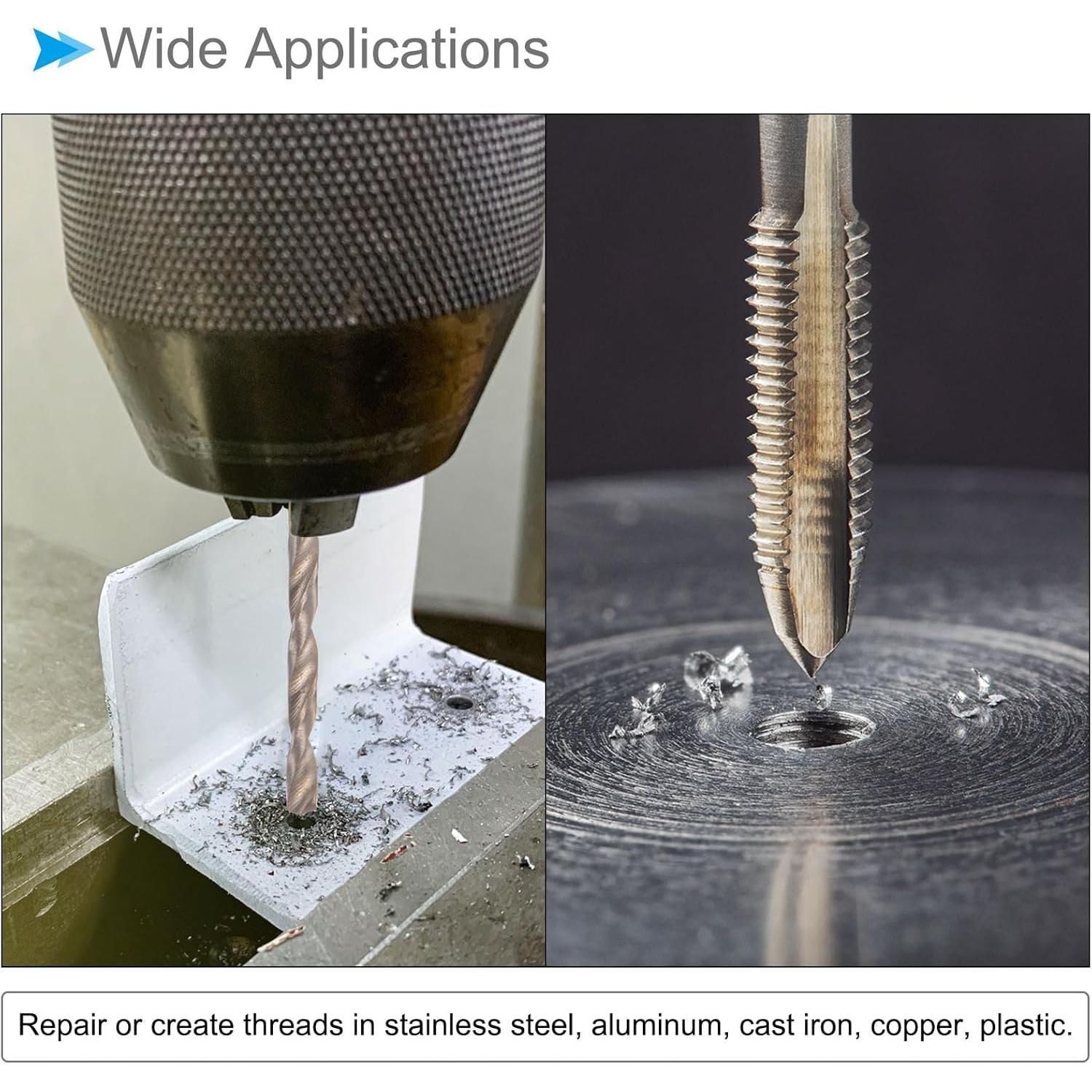 Juego de Brocas y Machos CoCud M12 x 1.5 10.5mm para Roscas