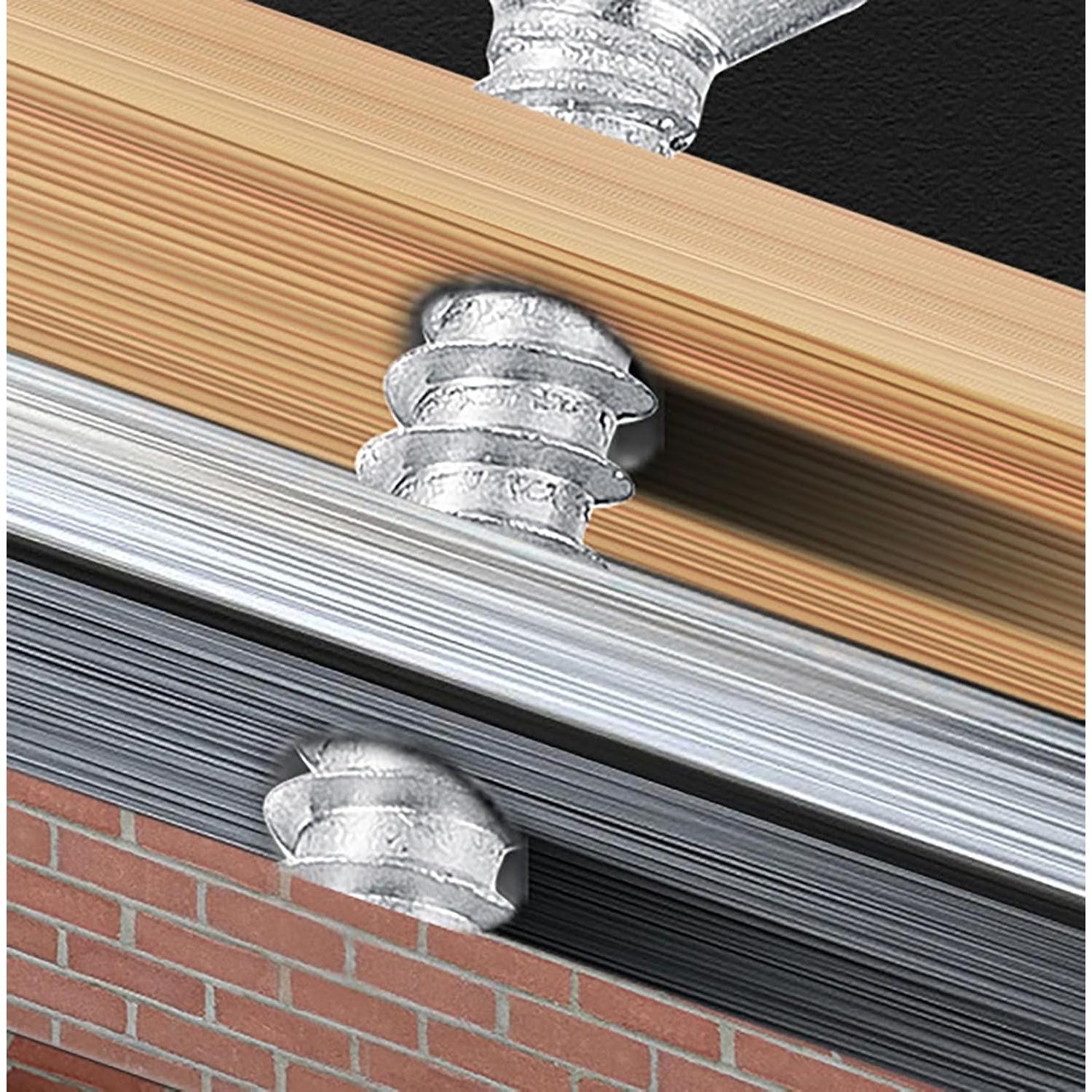 Juego de Tornillos Autoperforantes YIKANGHENG 200 Pcs Acero Inoxidable 304