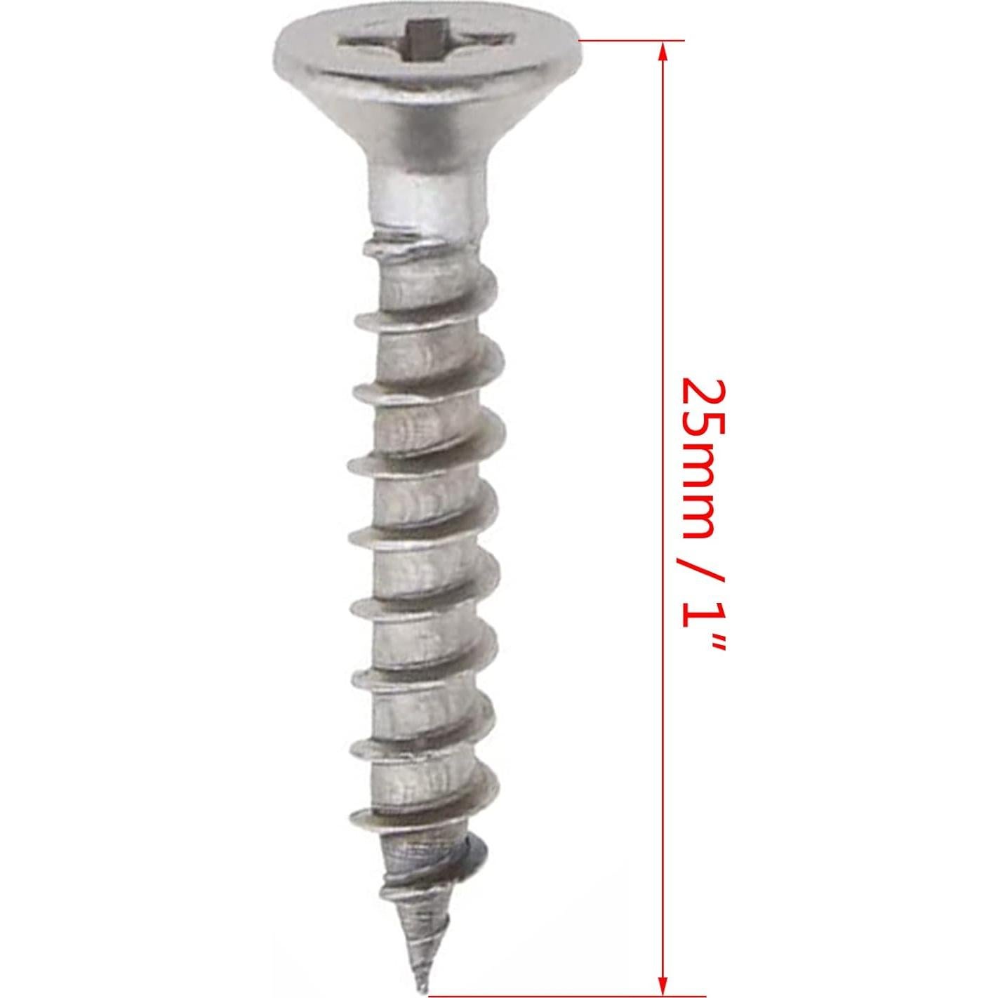 Clip de fijación oculto acero inoxidable Auto-plaza 100 unidades