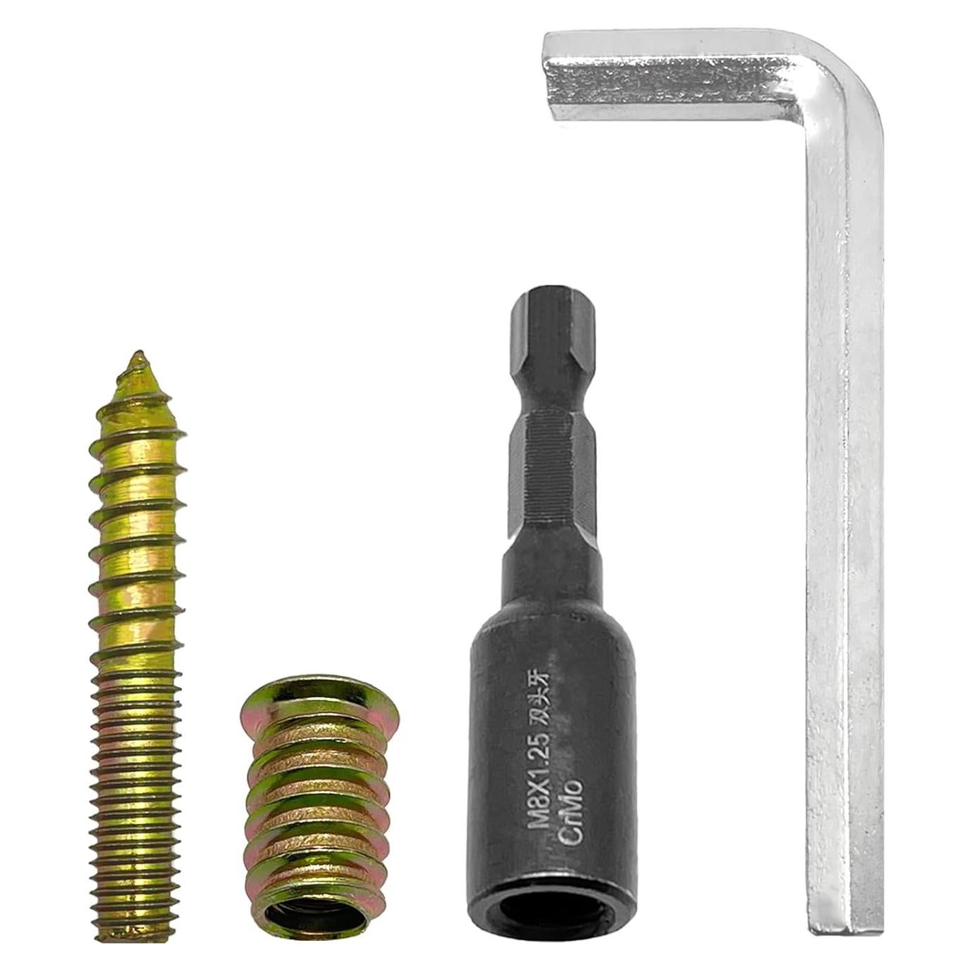 Conjunto de Muebles de Madera DGZ Store - 12 Juegos Tornillos M8