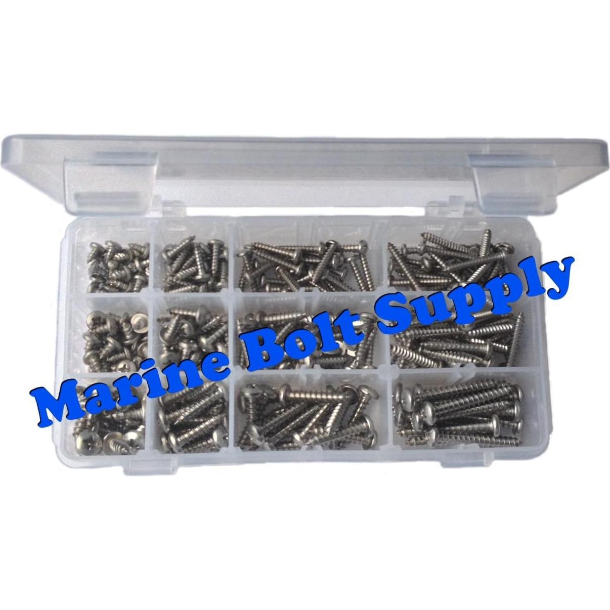 Kit de Tornillos de Metal para Hoja Phillips Marine Bolt 270 Pzas