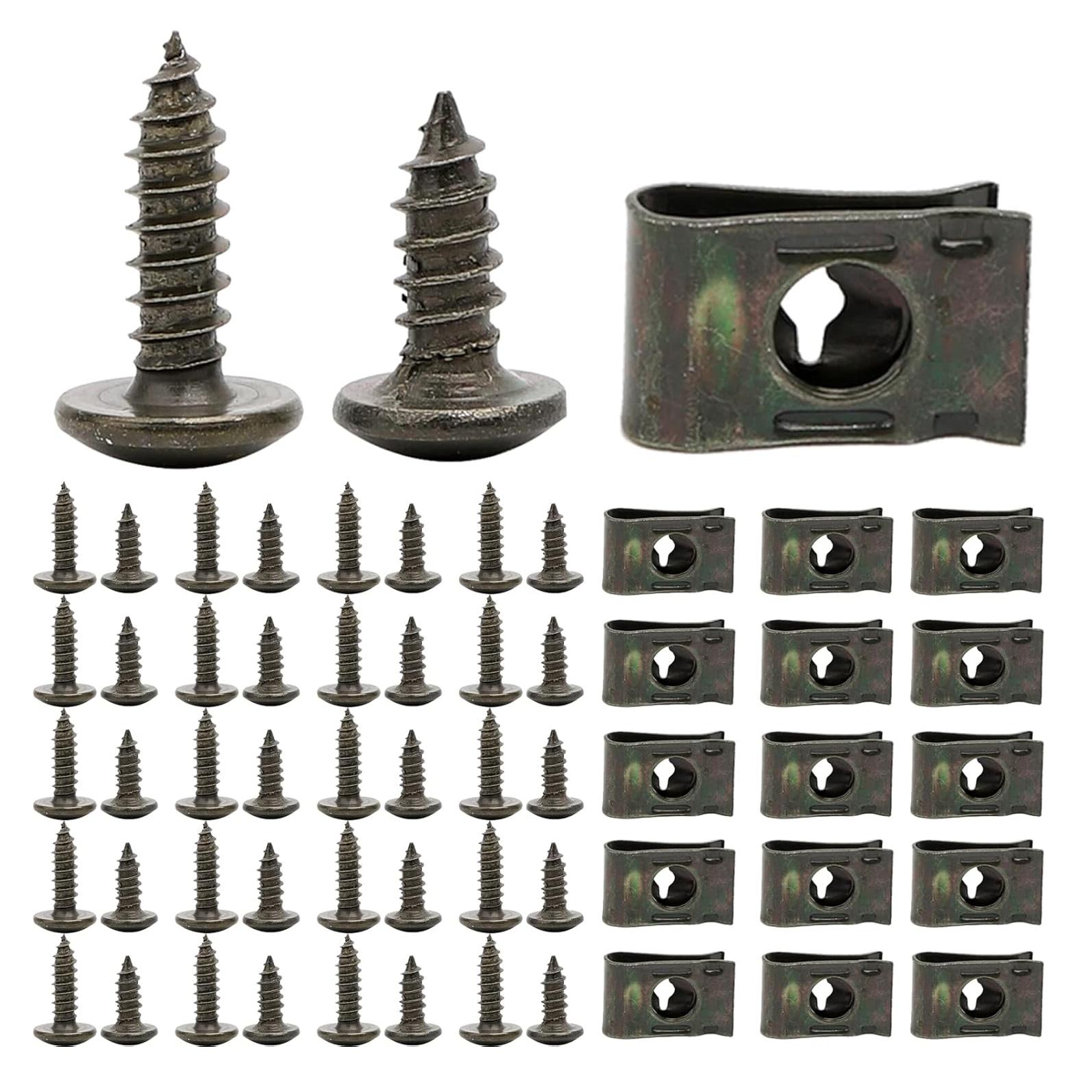 Kit de Sujetadores Automotrices Minho 200 Pcs Clips y Tornillos