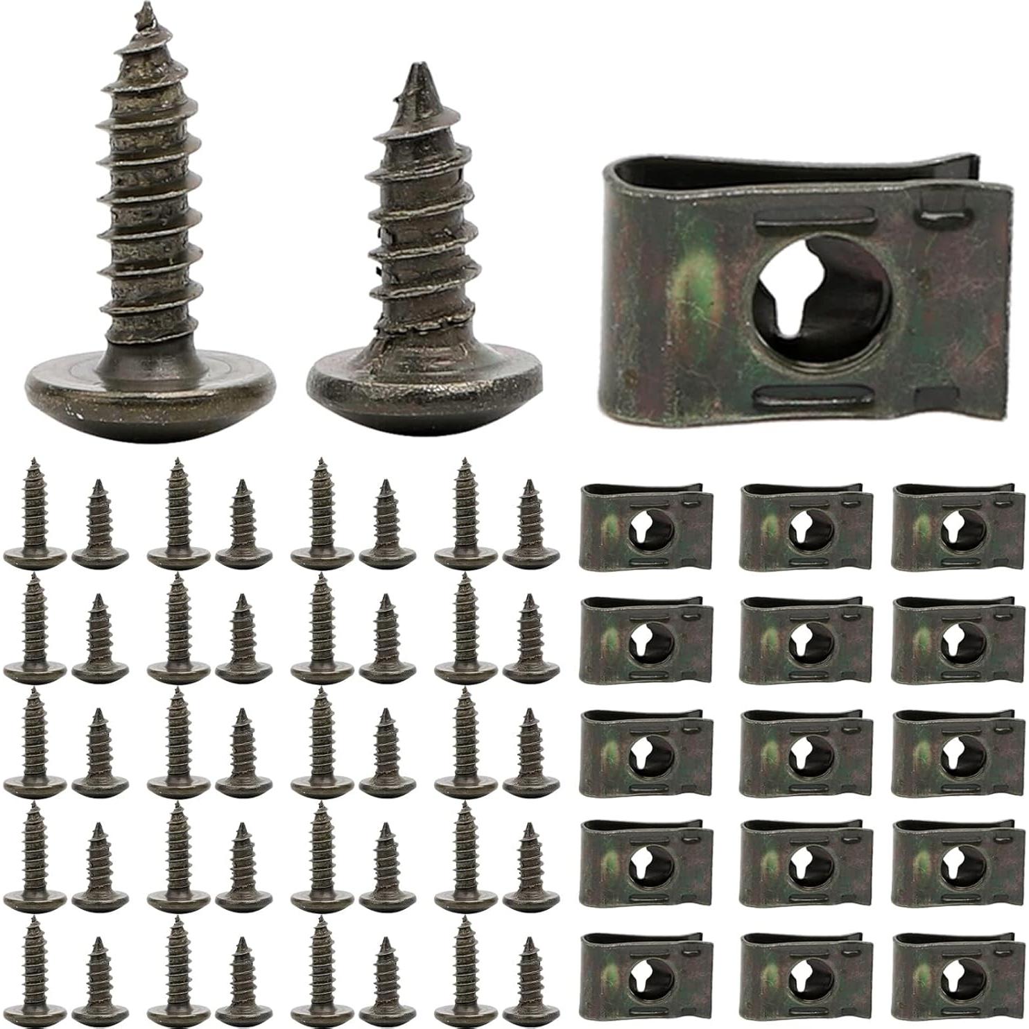 Kit de Sujetadores Automotrices Minho 200 Pcs Clips y Tornillos