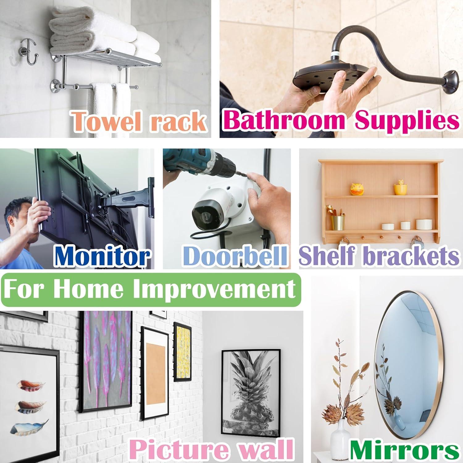 Anclajes de Yeso Autoperforantes Ansoon con Tornillos - 50 Piezas