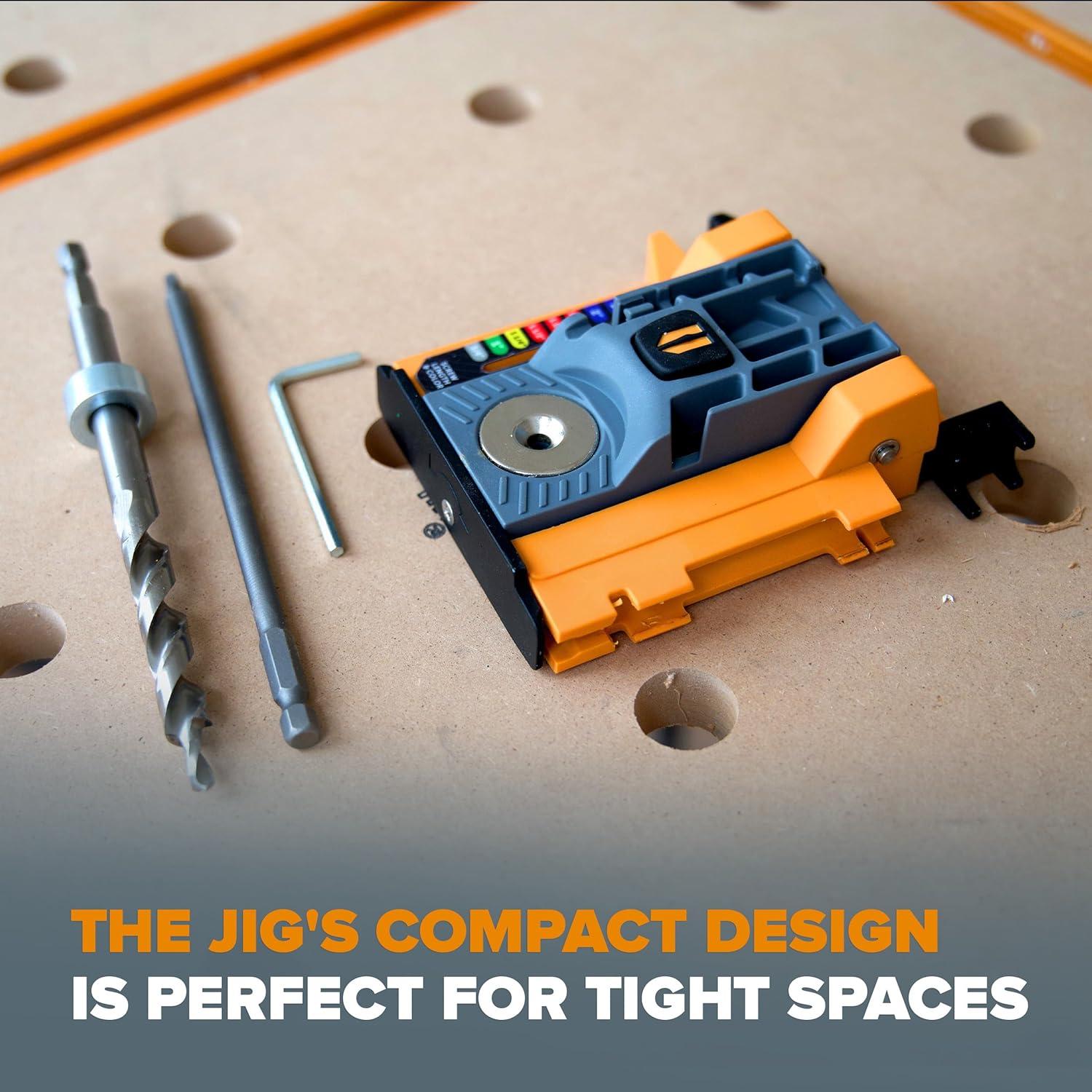 Kit de Plantilla de Agujeros Pocket BORA Mini con 350 Tornillos