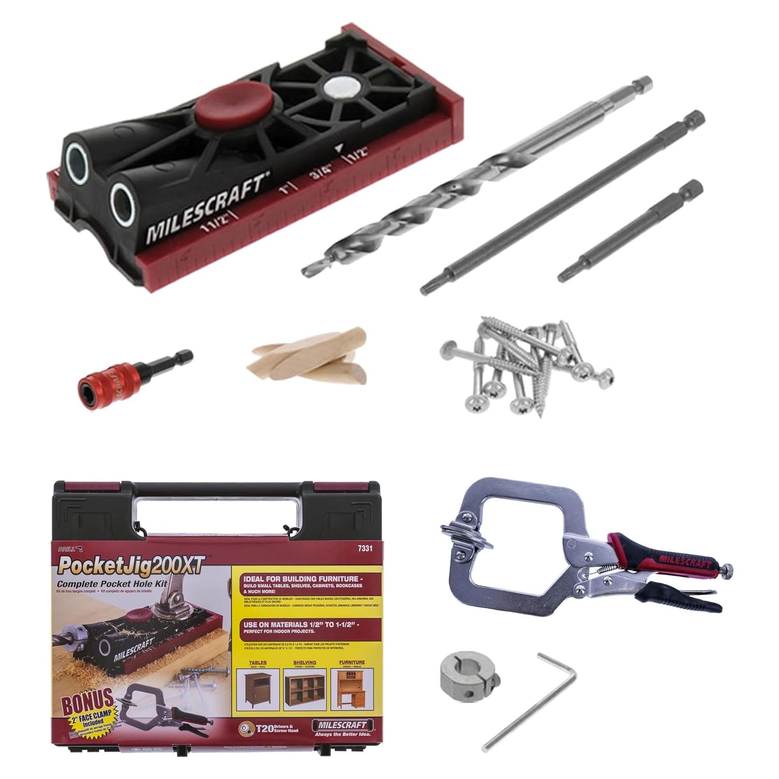 Kit de Plantilla de Agujeros Pocket Doble Milescraft 7331