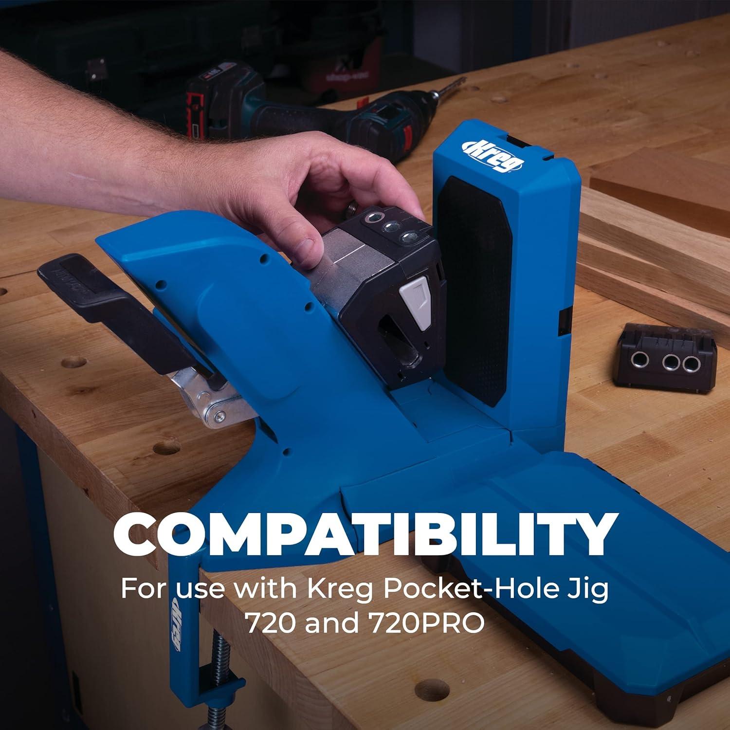 Guía de Taladro Micro-Pocket Kreg KPHA730 para Proyectos Pequeños