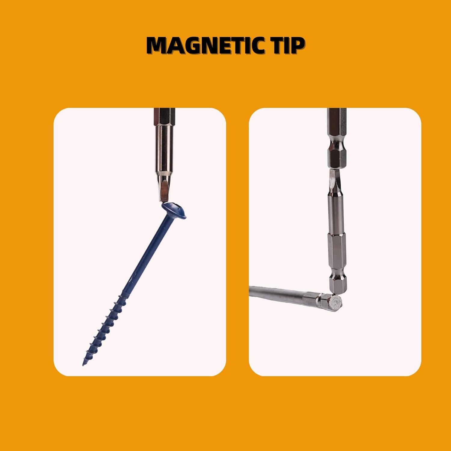 Conjunto de Brocas Cuadradas YaaYii 2" y 6" para Carpintería