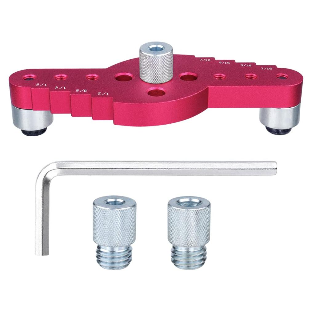 5 Piezas Posicionador de Perforación Eyech de Aluminio 2 en 1