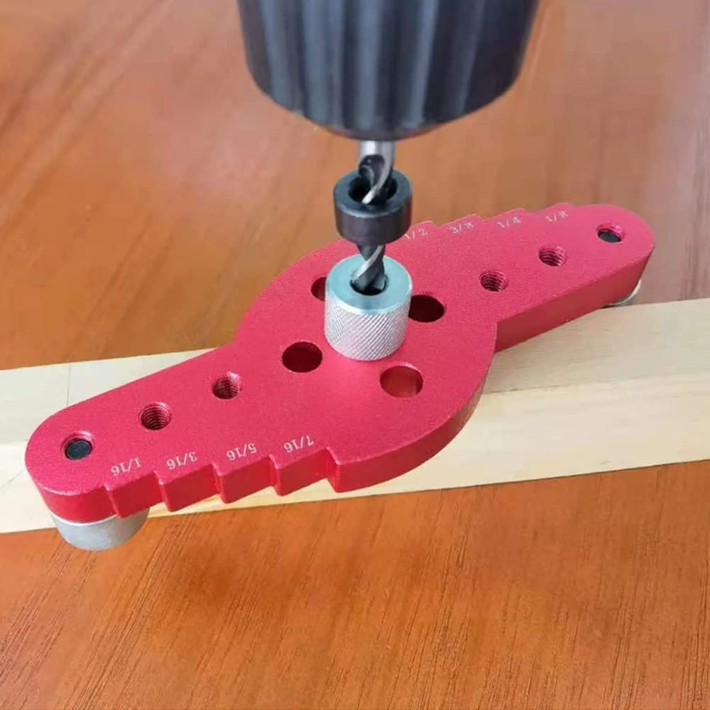 5 Piezas Posicionador de Perforación Eyech de Aluminio 2 en 1