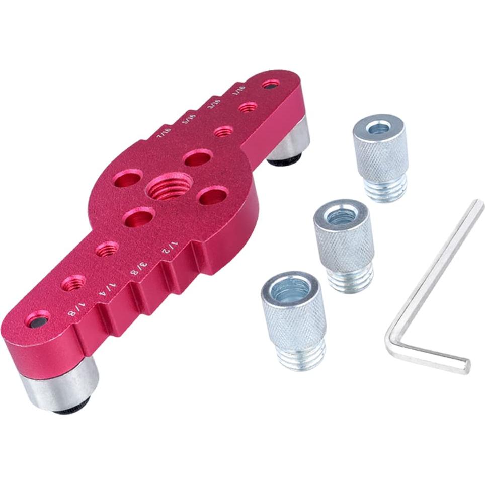 5 Piezas Posicionador de Perforación Eyech de Aluminio 2 en 1