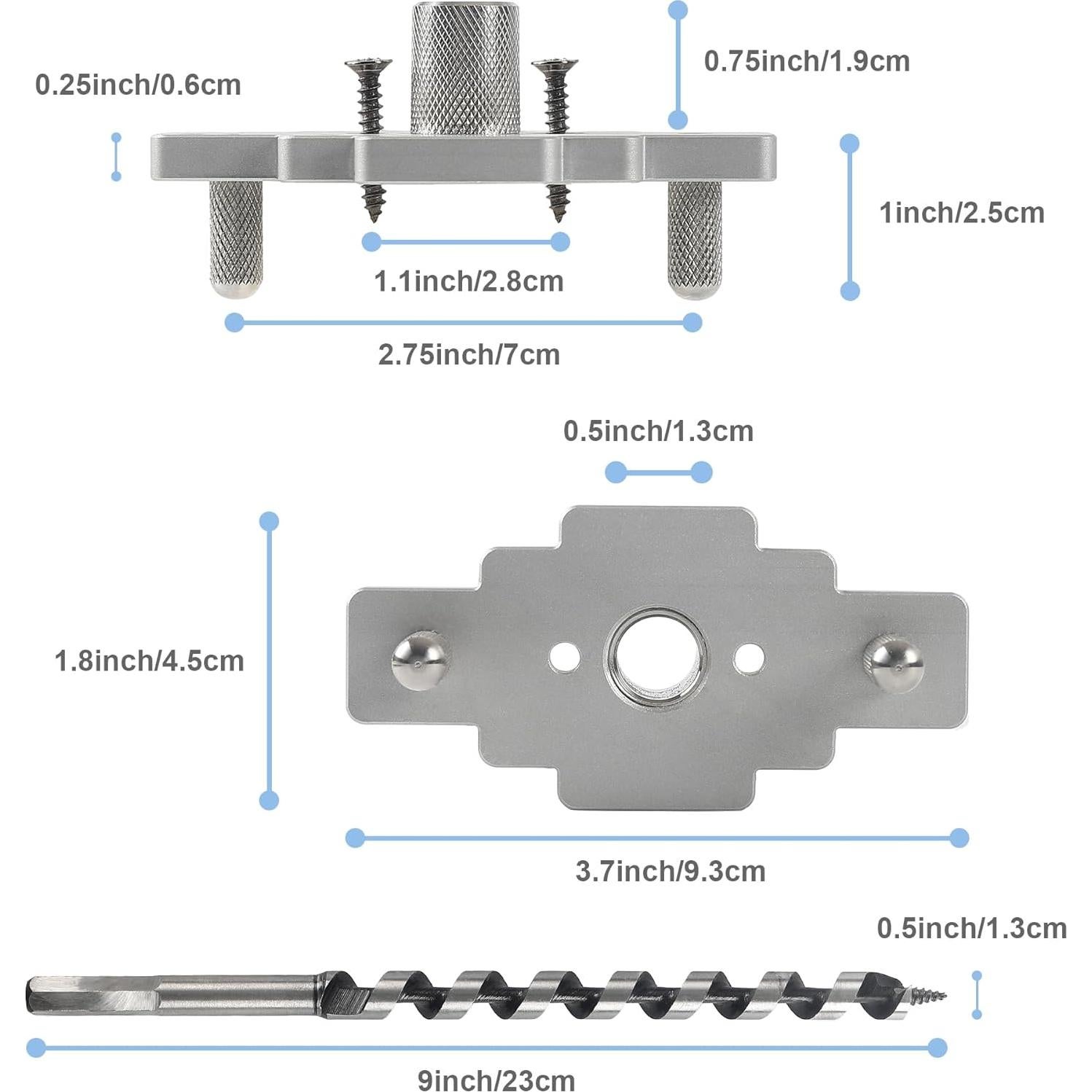 Kit de Plantilla para Soporte de Estante Flotante MaxxGeek