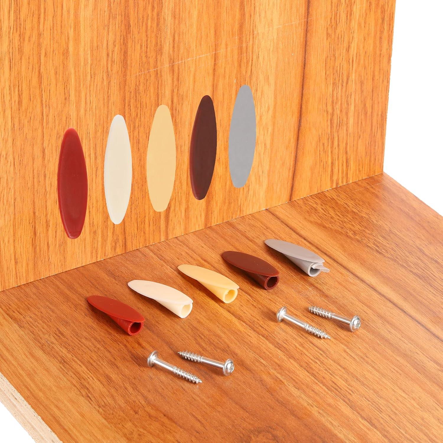 Tapones de Plástico Uxcell 120 Pcs 9mm para Agujeros Madera