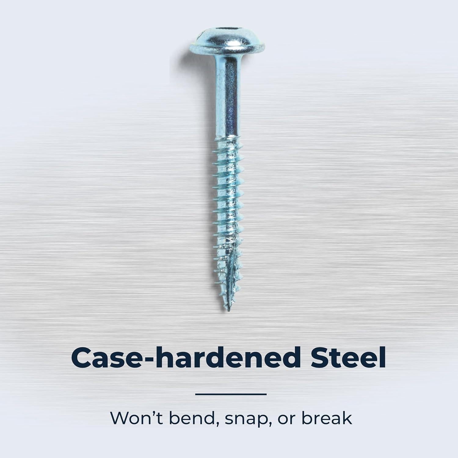 Tornillos de bolsillo Kreg SML-C125-250 Zinc 1.25" #8 - 250 unidades