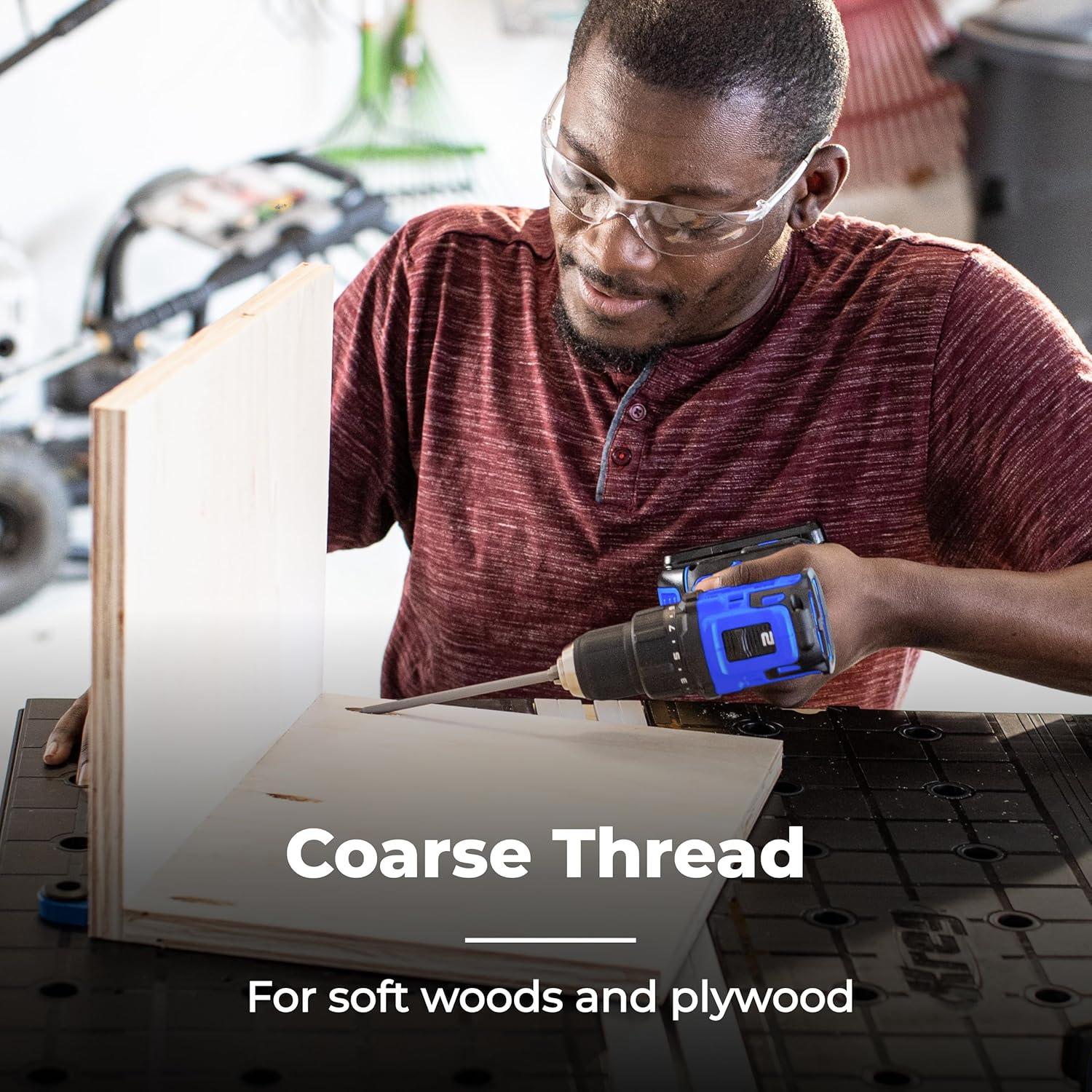 Tornillos de bolsillo Kreg SML-C125-250 Zinc 1.25" #8 - 250 unidades