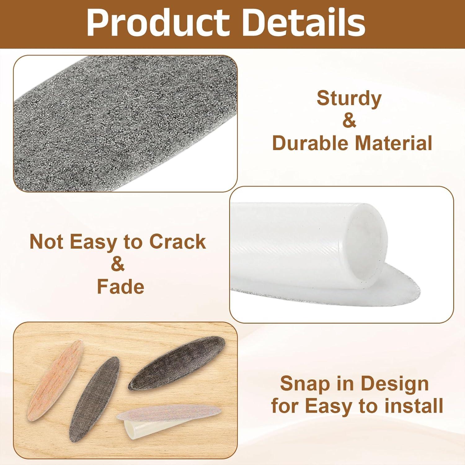 100 Tapones de Agujeros de Plástico uxcell 9mm con Tornillos