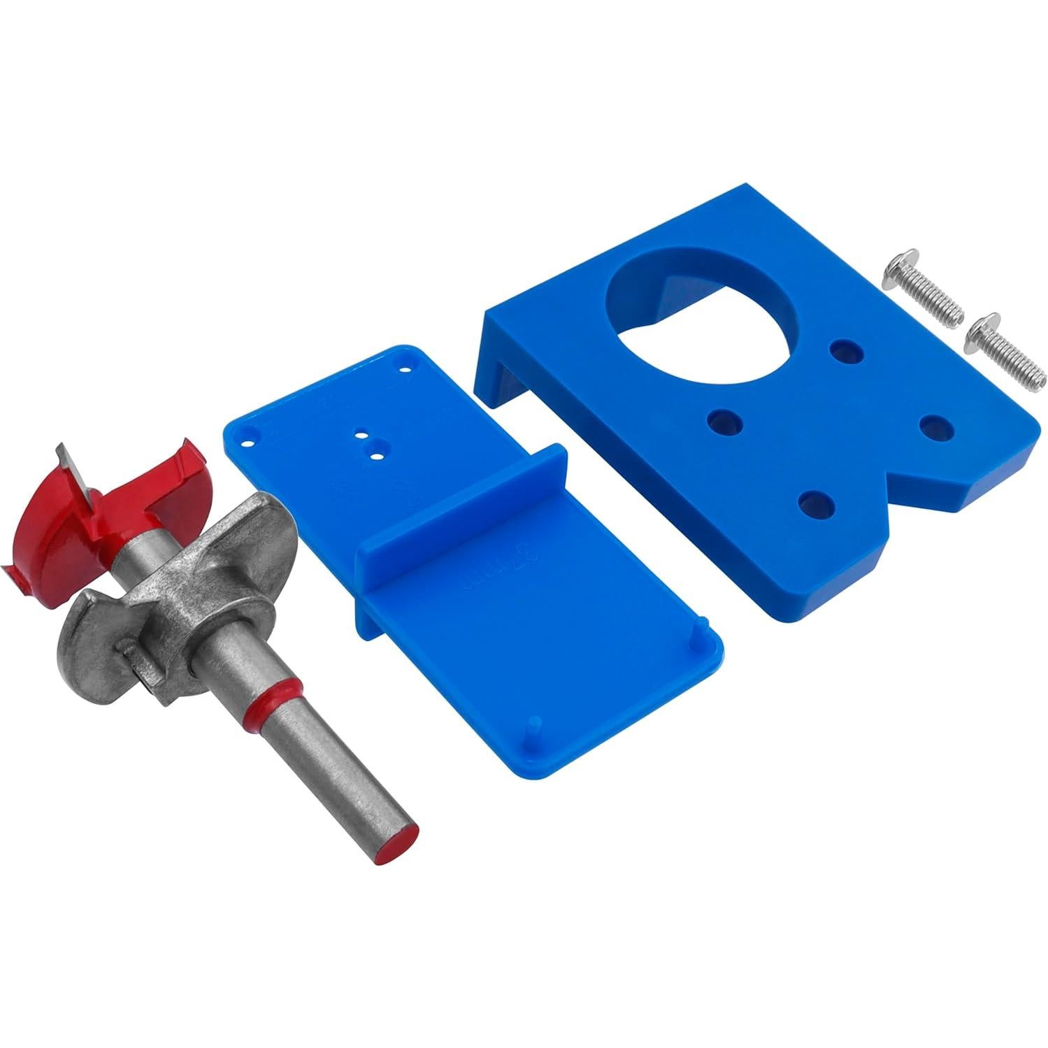 Kit de Plantilla para Bisagra Oculta Yakamoz 35mm con Broca Forstner