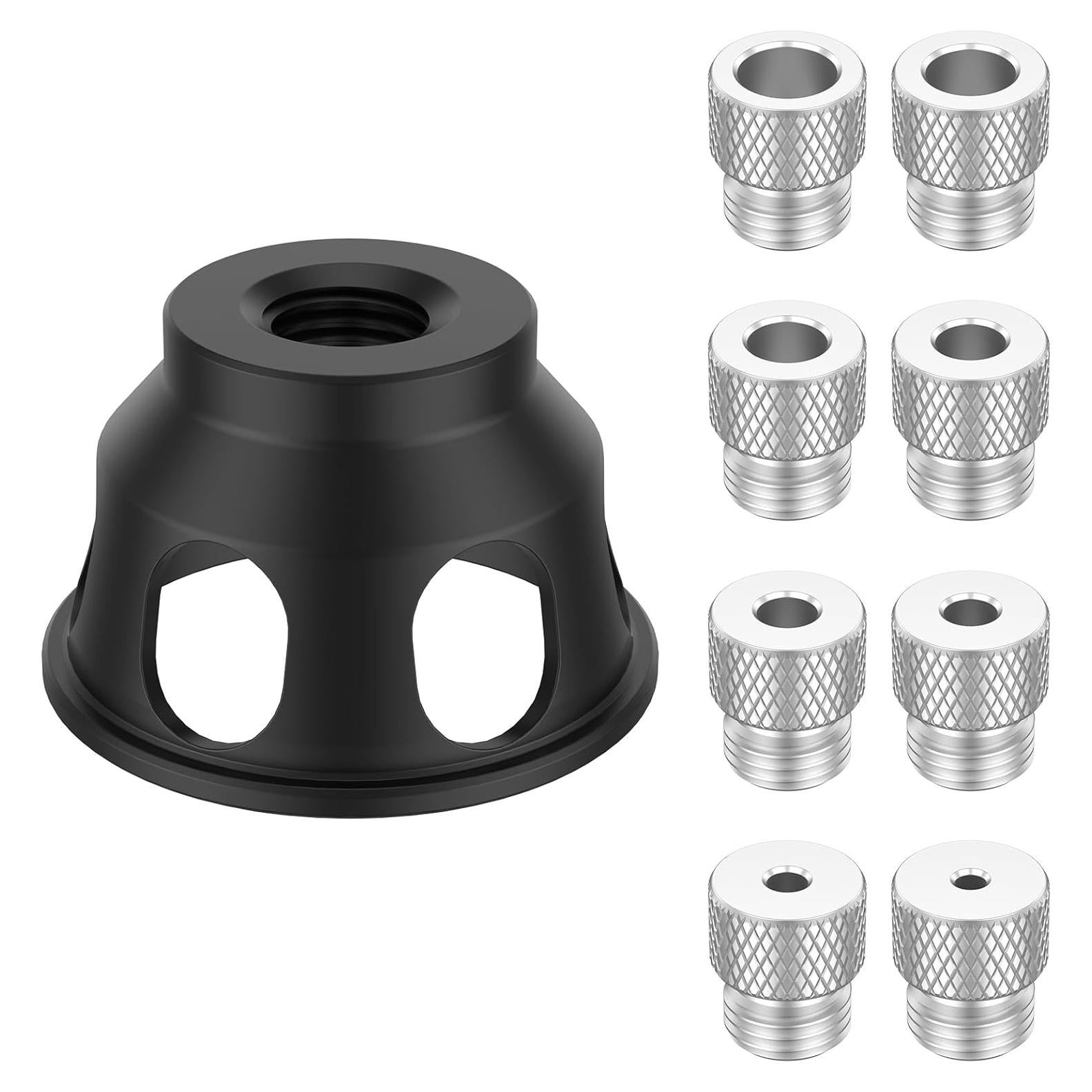 Jig de Perforación Vertical SHASUXTING con 8 Manguitos 3-10mm