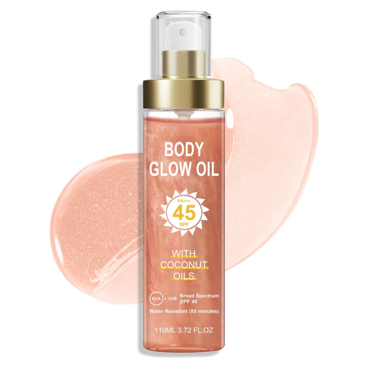 Aceite Brillante Corporal GADMLURY SPF 45 110 ml Rosa