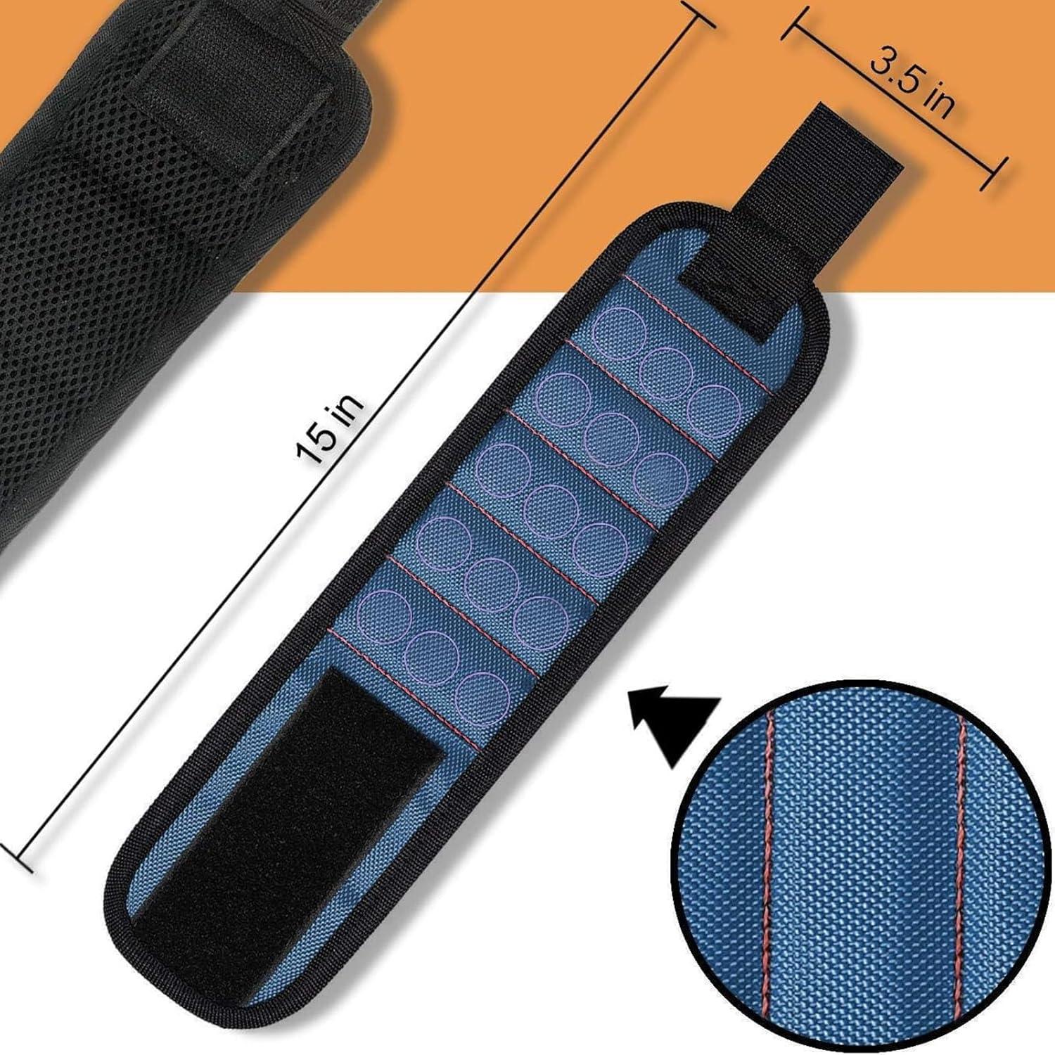 Pulsera Magnética Ajustable Eskopily para Tornillos y Herramientas