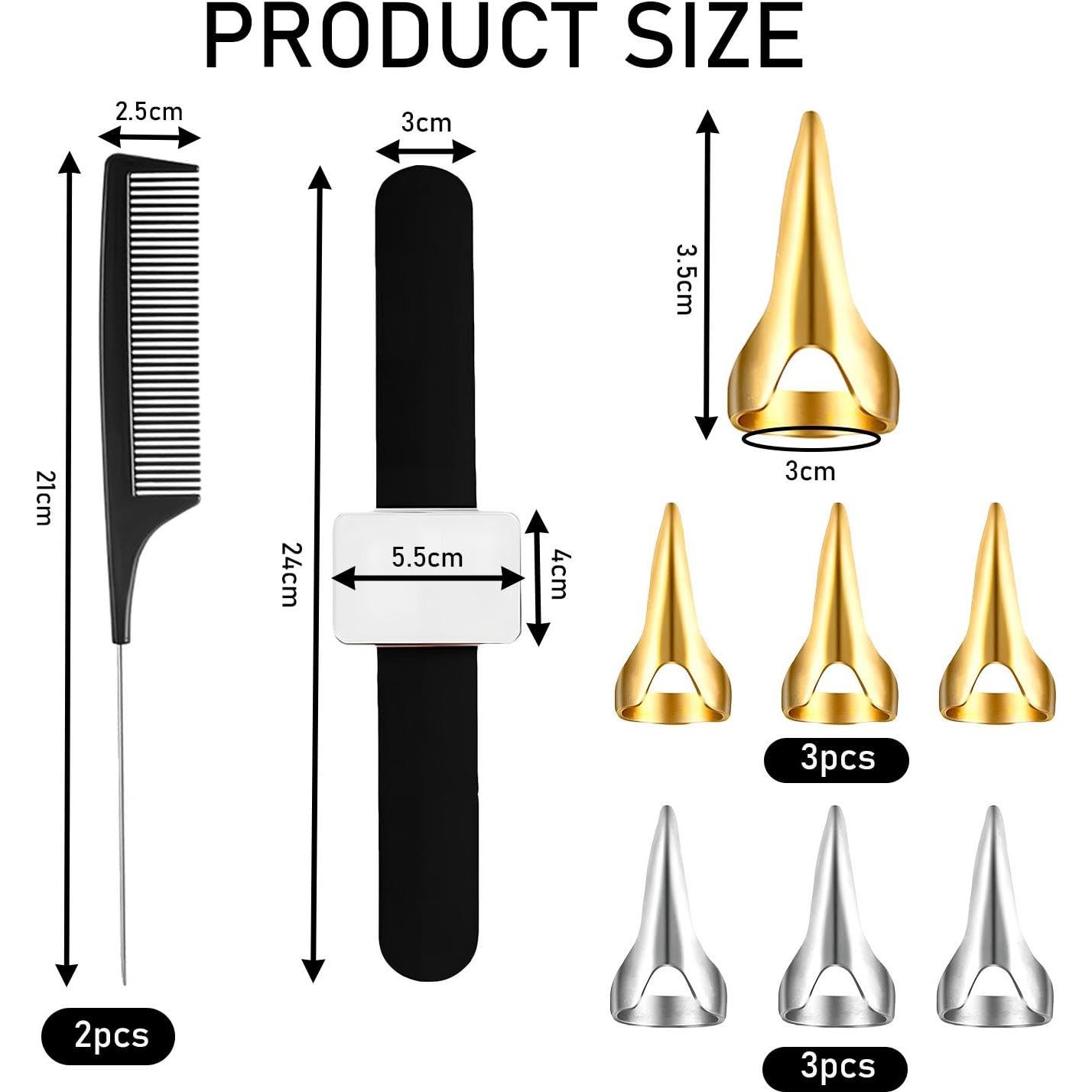 Juego de Herramientas para Trenzar Cabello VYNFLICK - 9 Piezas