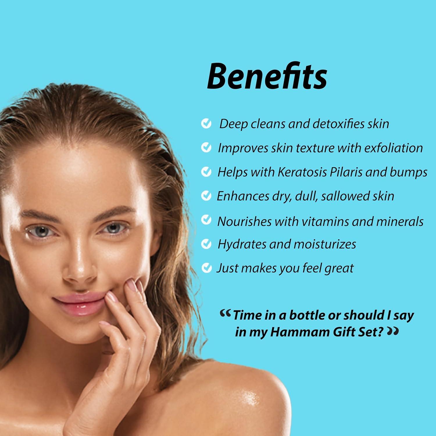 Kit de Cuidado de Belleza Spa Hammam Marroquí 6 Piezas