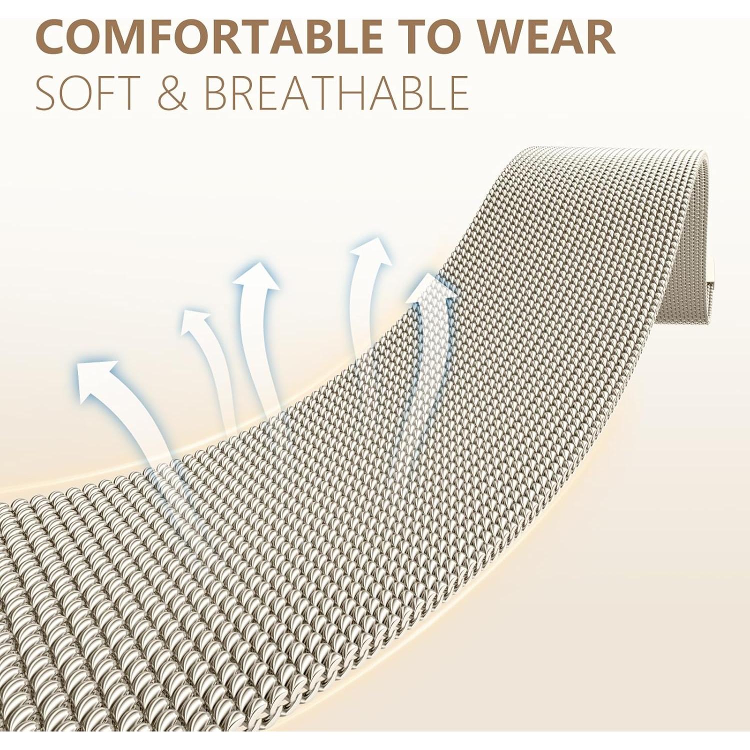 Correa de Metal Dirrelo para Apple Watch 38-44mm Mujeres