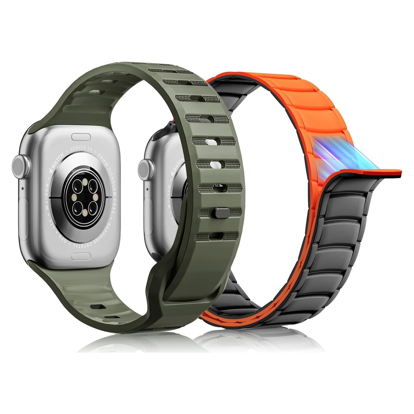 Correa DMMG para Apple Watch Ultra 49/46/45/44mm - 2 Pack Silicona