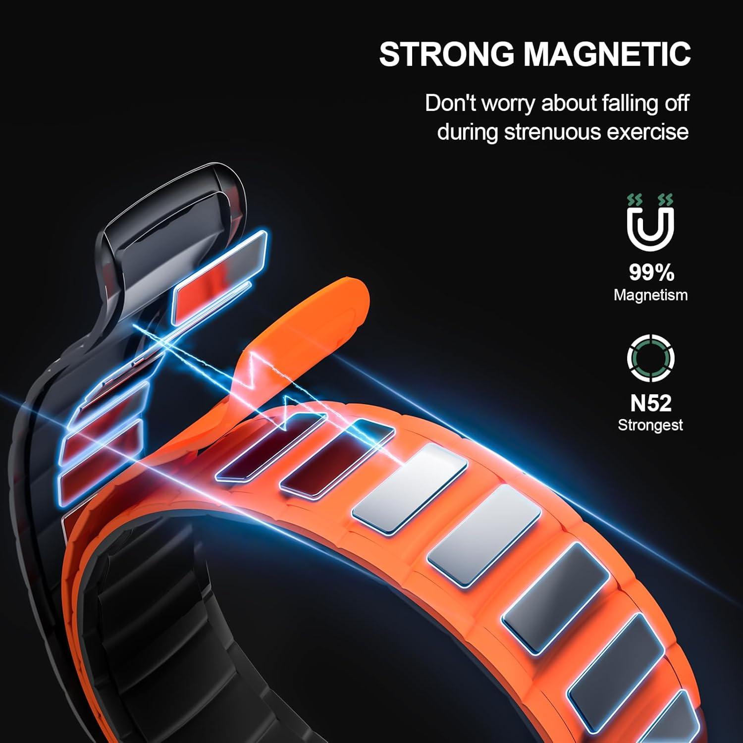 Correa DMMG para Apple Watch Ultra 49/46/45/44mm - 2 Pack Silicona