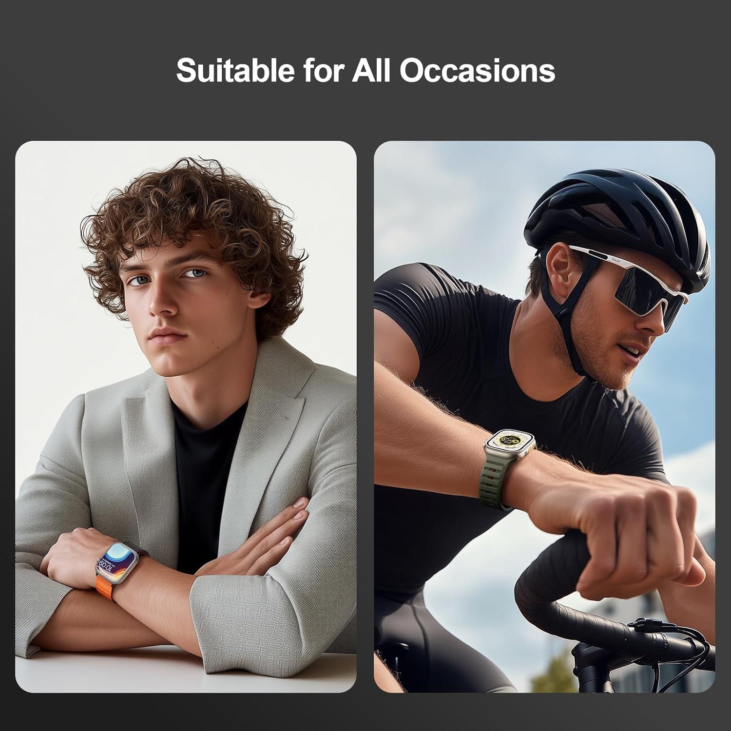 Correa DMMG para Apple Watch Ultra 49/46/45/44mm - 2 Pack Silicona