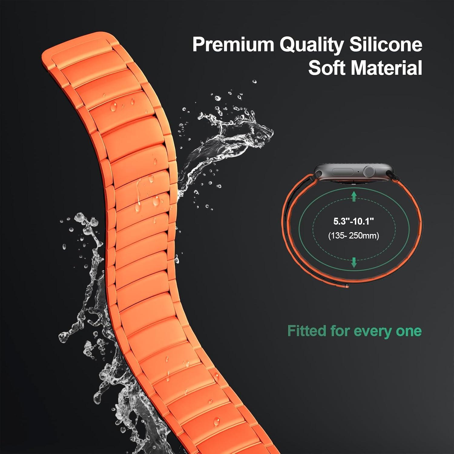 Correa DMMG para Apple Watch Ultra 49/46/45/44mm - 2 Pack Silicona